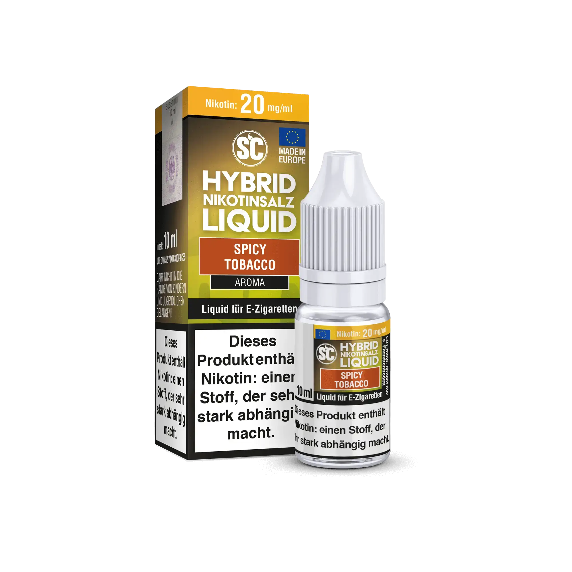 SC Spicy Tobacco Hybrid 10 ml NicSalt Liquid