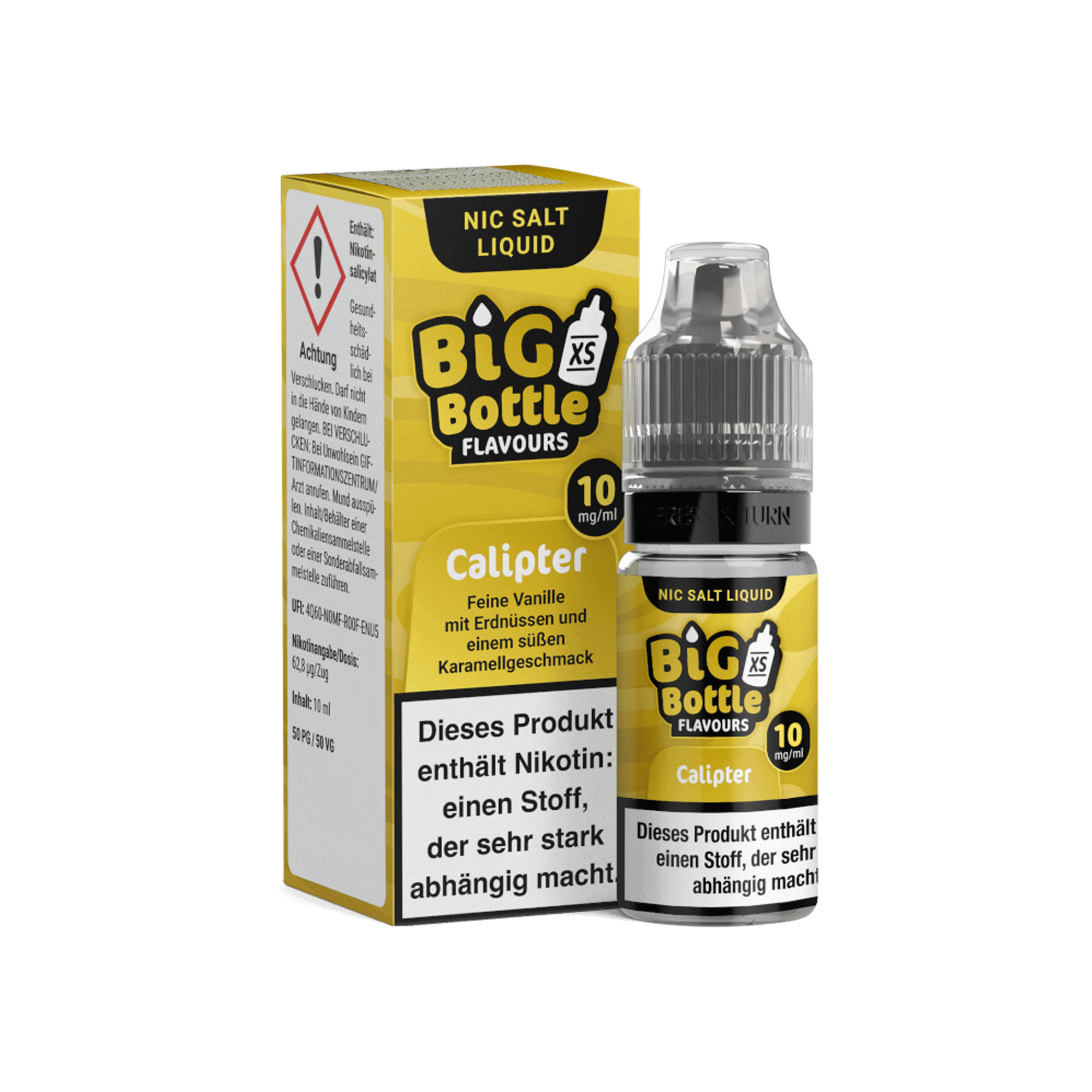 Big Bottle Calipter Nikotinsalz Liquid 10 ml Big Bottle Calipter Nikotinsalz Liquid 10 ml
