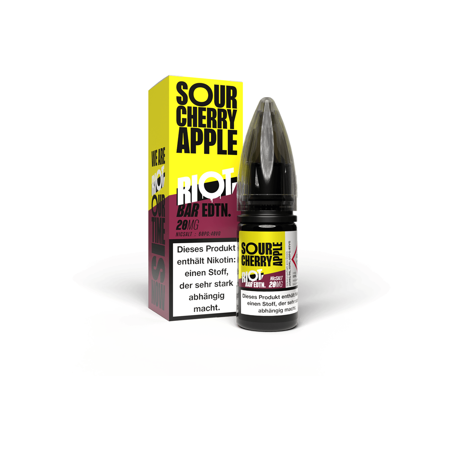 Riot Squad Nikotinsalz Liquid - BAR EDTN - Sour Cherry Apple 10ml