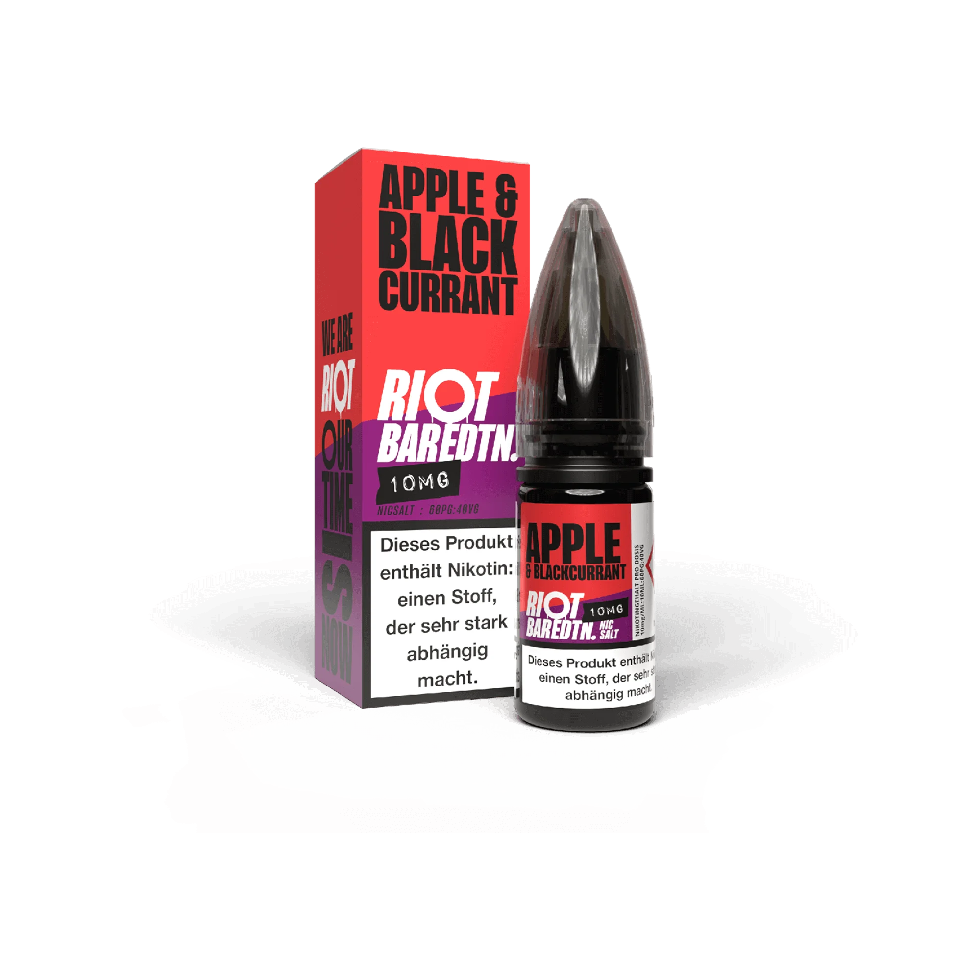 Riot Squad Bar Edtn Apple & Blackcurrant 10 ml NicSalt Liquid