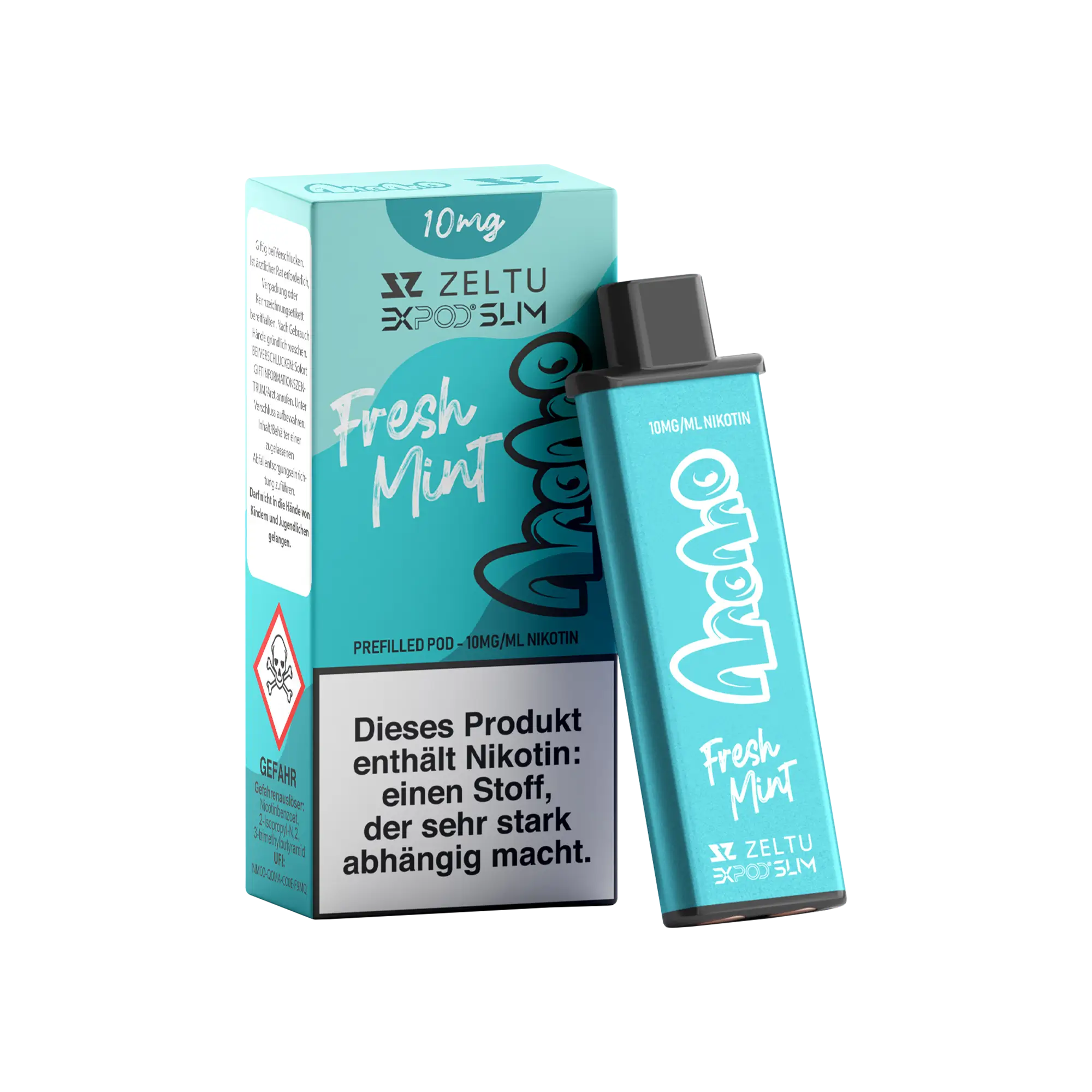 Exvape Expod Slim Momo Fresh Mint 2 ml Prefilled Pod