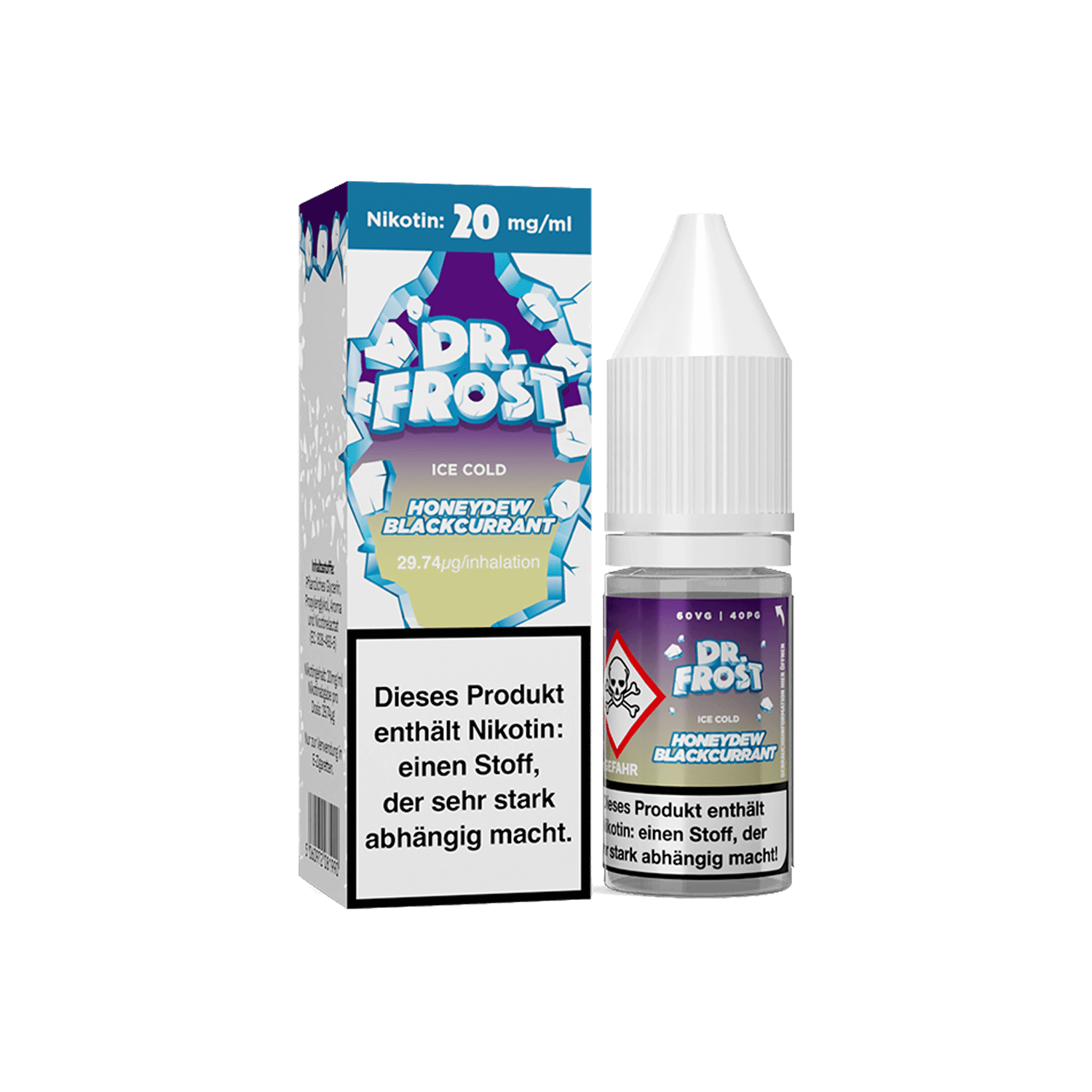 Dr. Frost - Ice Cold - Honeydew Blackcurrant 10 ml Liquid