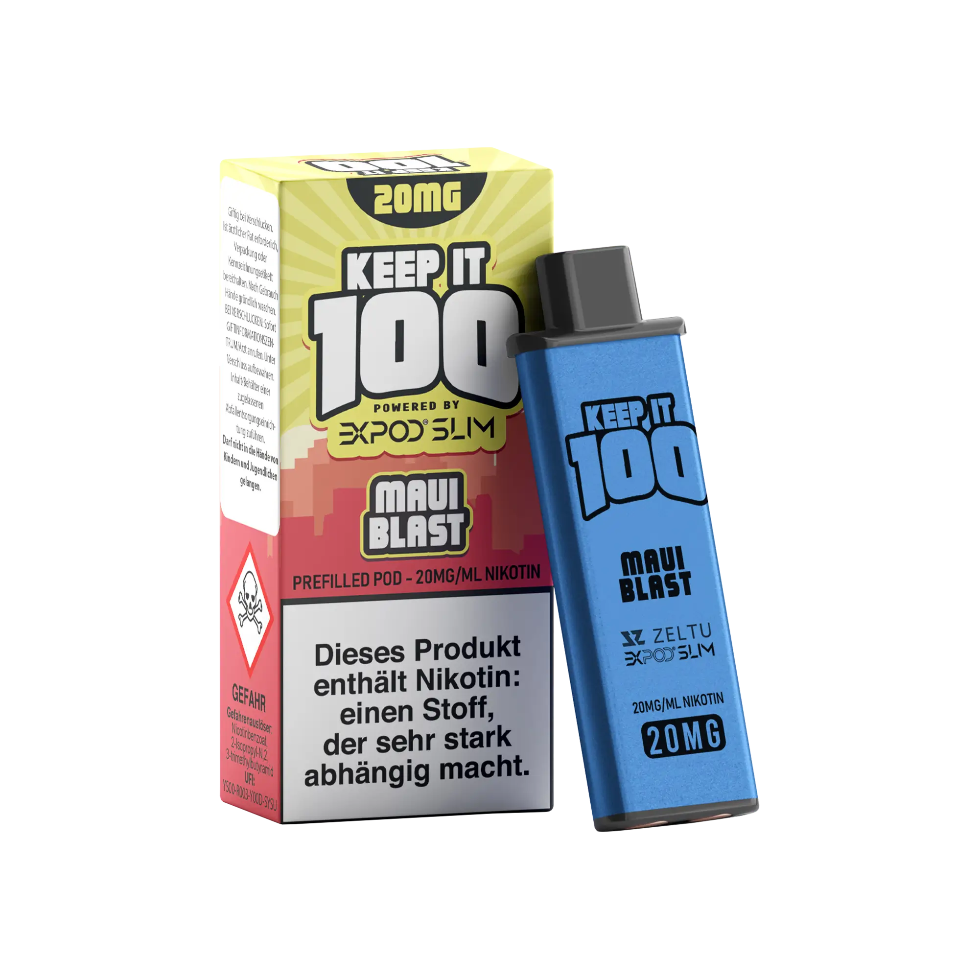 Exvape Expod Slim Keep it 100 Maui Blast 2 ml Prefilled Pod