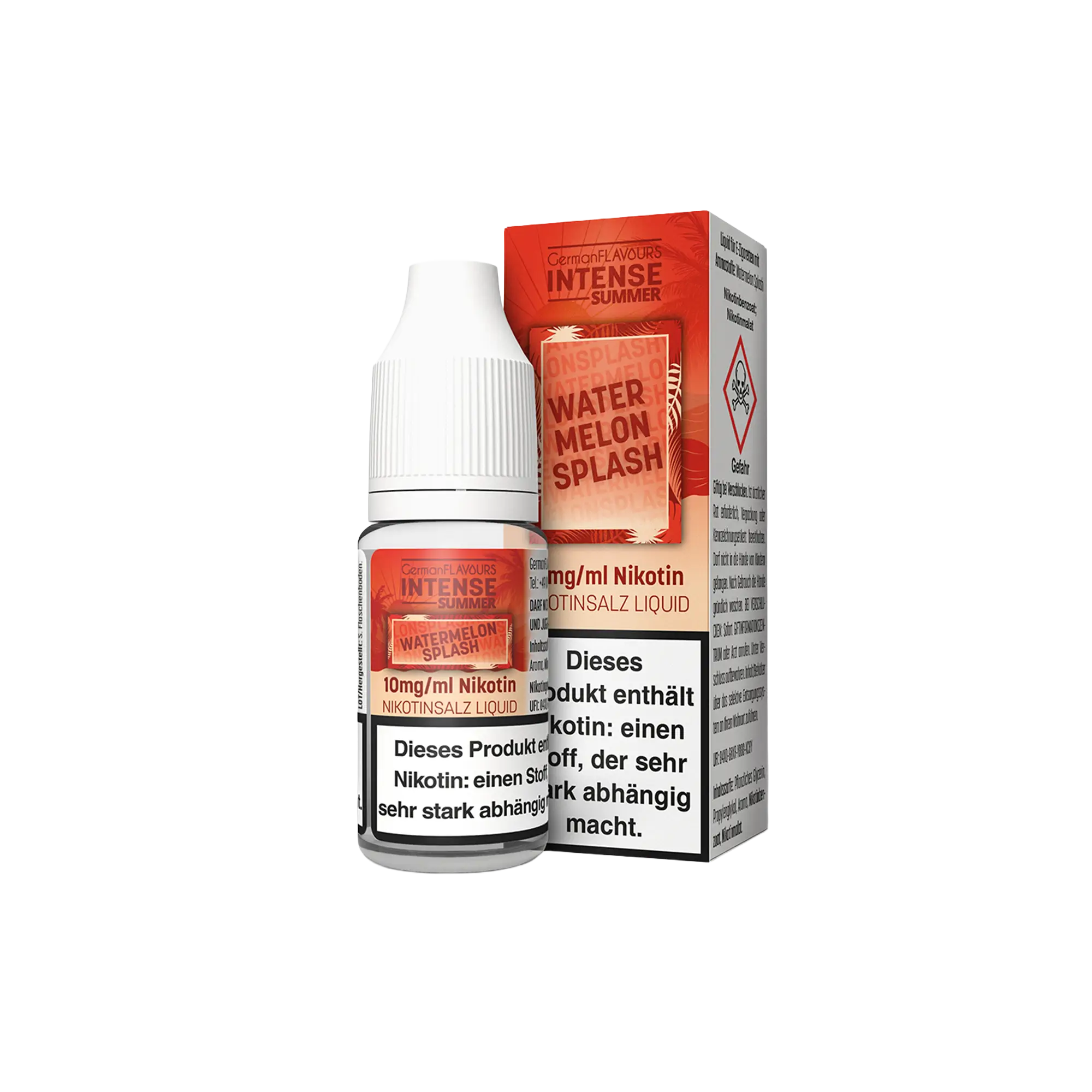Intense Summer Watermelon Splash 10 ml Nikotinsalz Liquid
