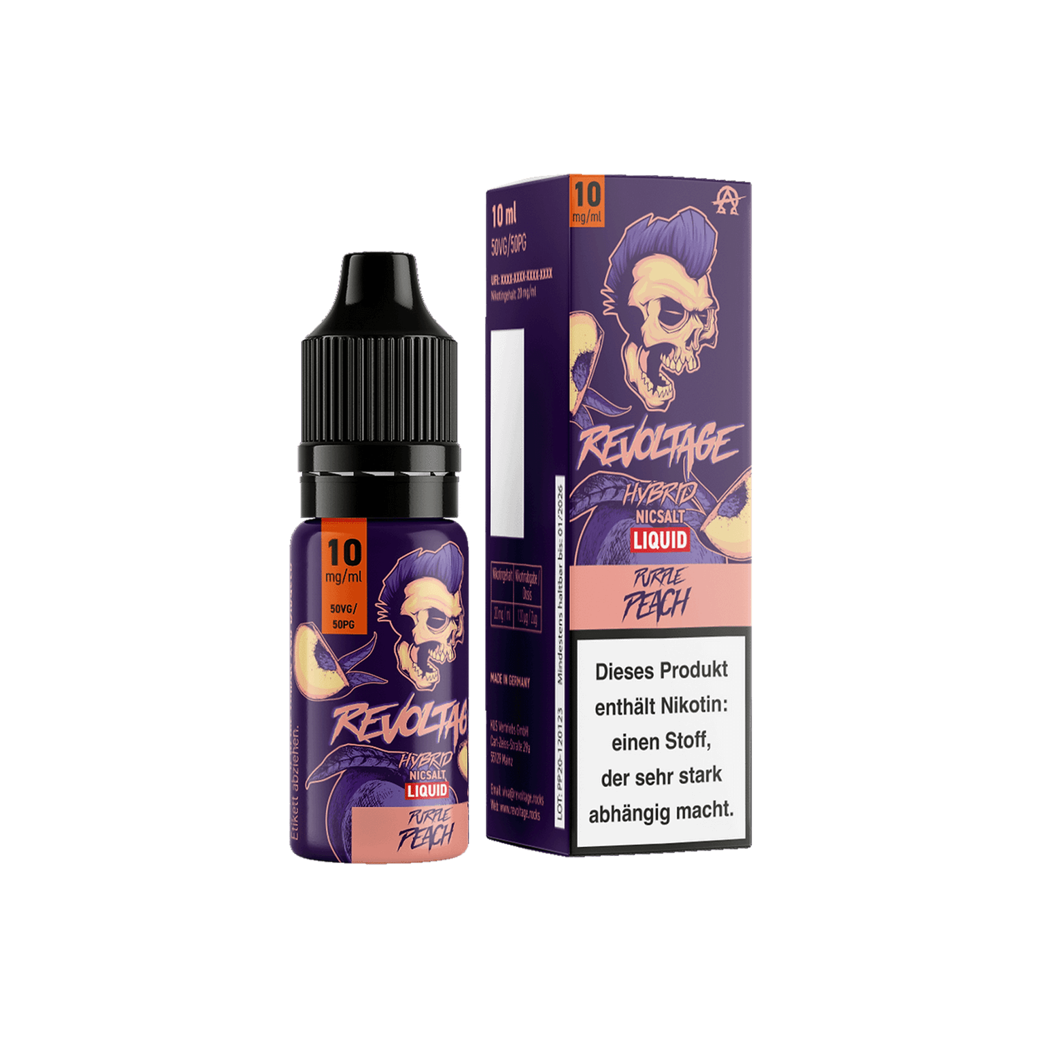 Revoltage - Purple Peach 10 ml Hybrid Liquid