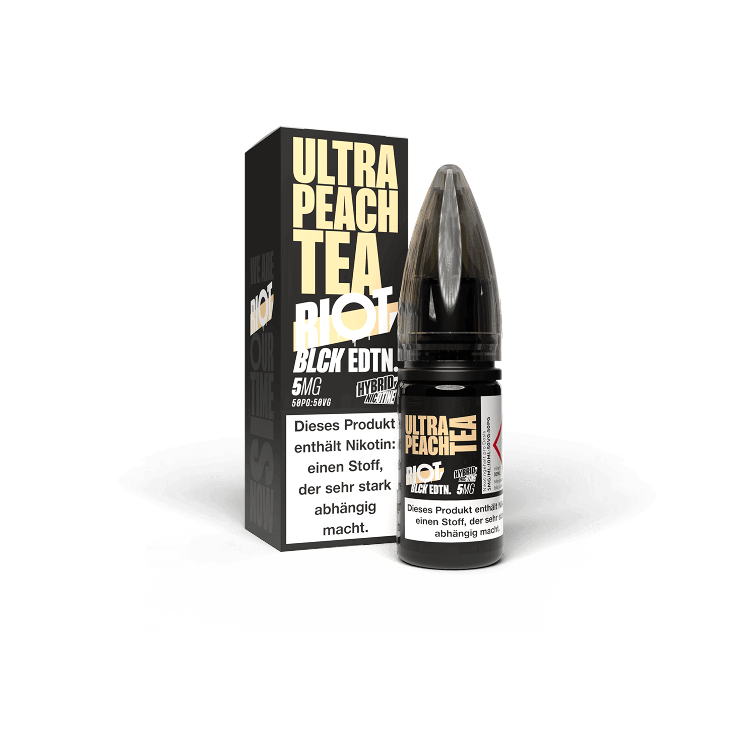 Riot Squad - BLCK Edition - Ultra Peach Tea 10 ml Liquid 