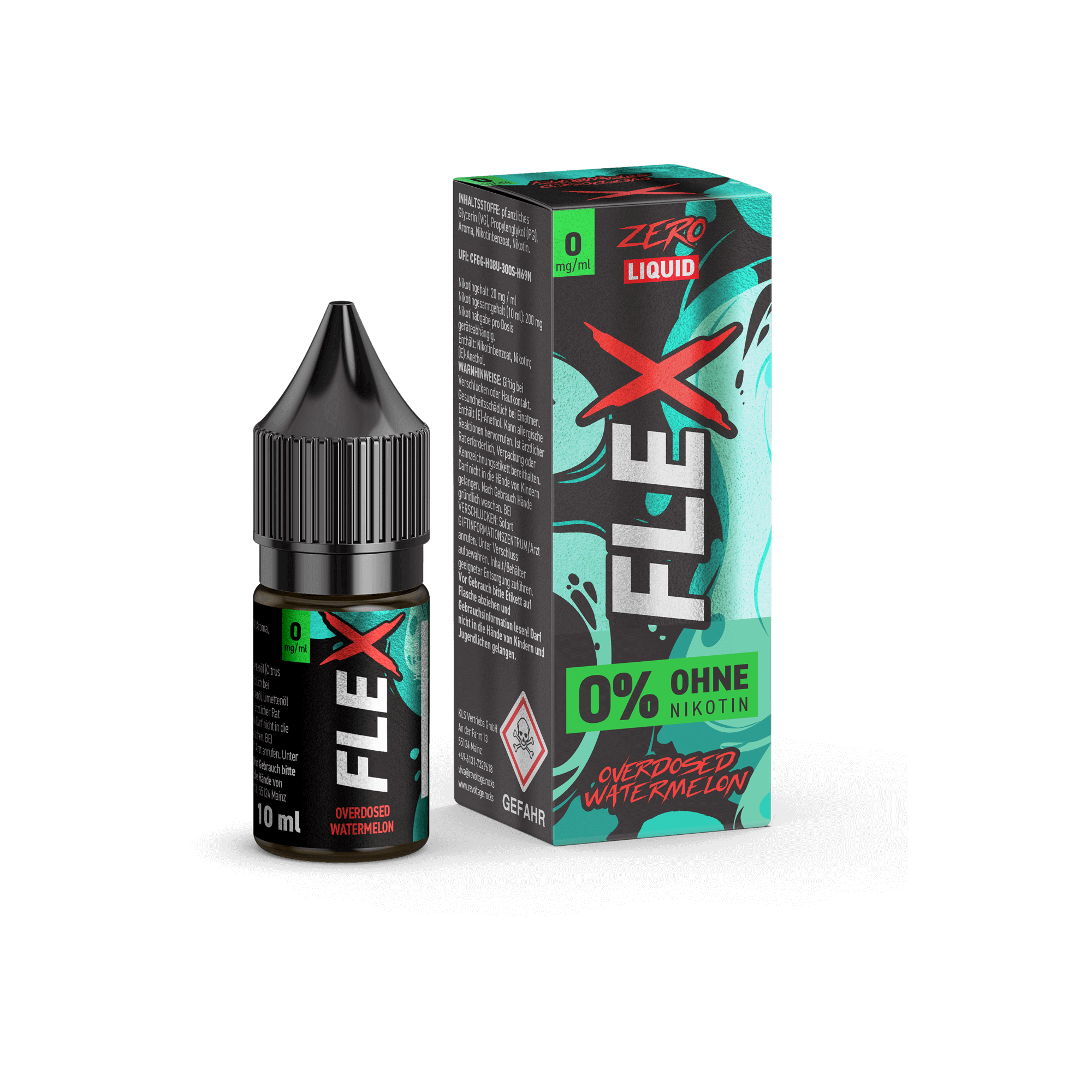 Revoltage Flex Overdosed Watermelon 10 ml Nikotinsalz Liquid Revoltage Flex Overdosed Watermelon 10 ml Nikotinsalz Liquid