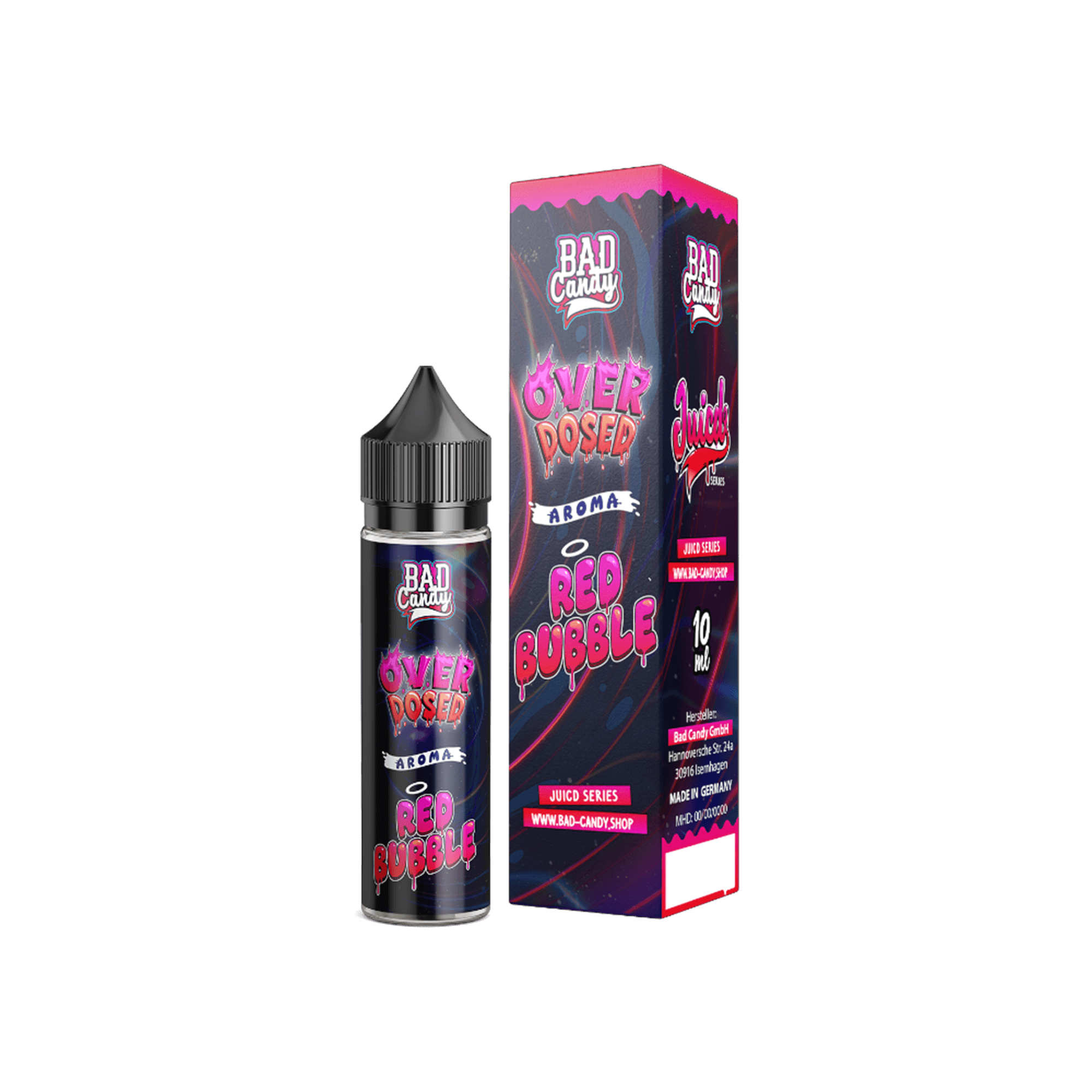 Bad Candy Juicd Overdosed Red Bubble 10 ml Aroma Bad Candy Juicd Overdosed Red Bubble 10 ml Aroma