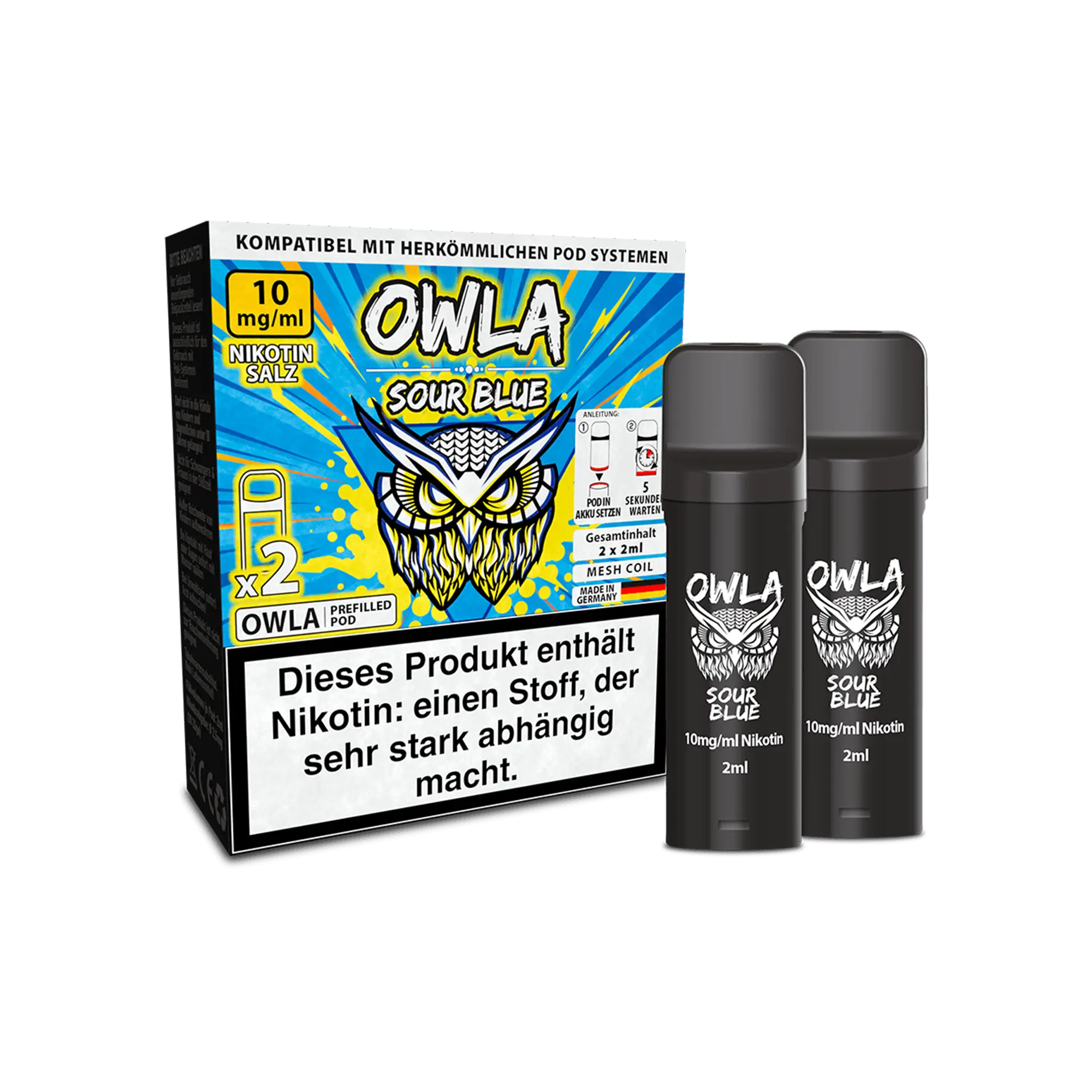 Owla Einweg Pod Sour Blue