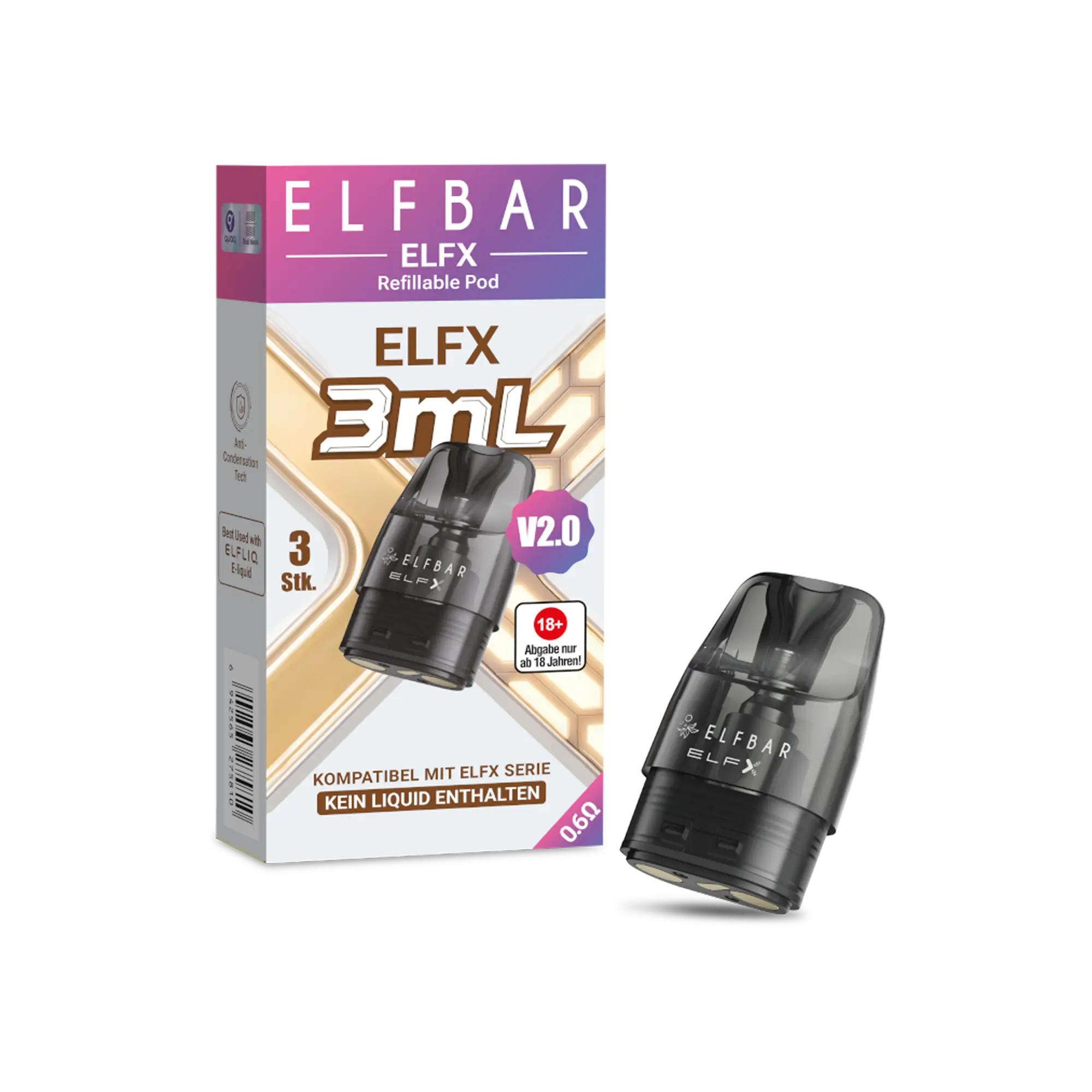 Elfbar ELFX V 2.0 Pods 3 ml 3er Pack