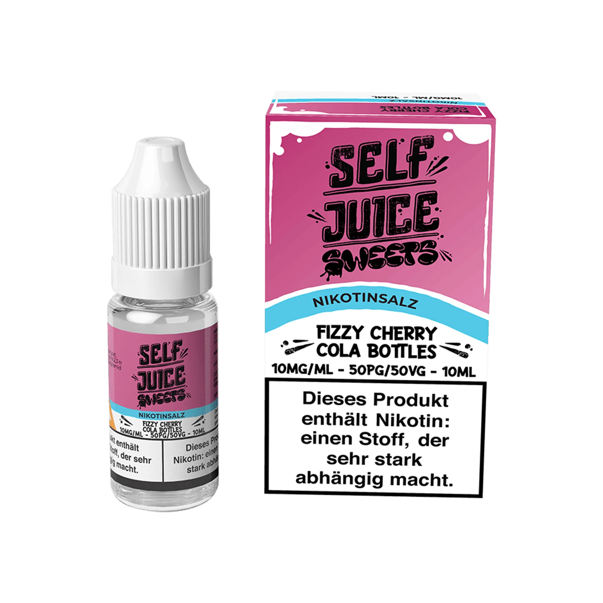 Self Juice Fizzy Cherry Cola Bottles 10 ml Nikotinsalz Liquid