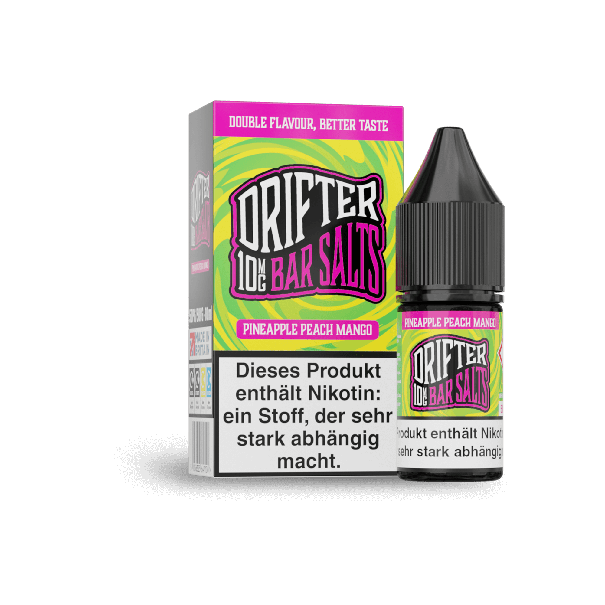 Drifter Bar Salts Mango Ice 10 ml NicSalt Liquid Drifter Bar Salts Mango Ice 10 ml NicSalt Liquid