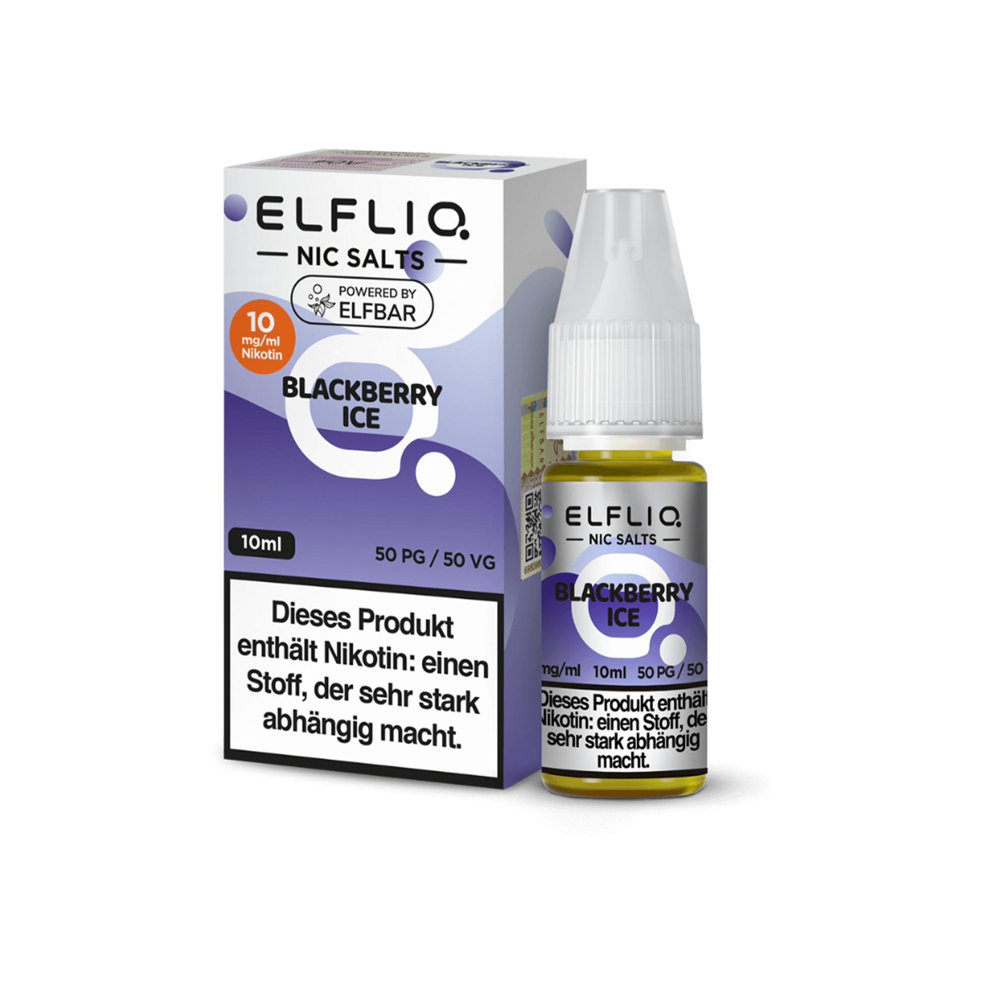 Elfliq Blackberry Ice 10 ml NicSalt Liquid