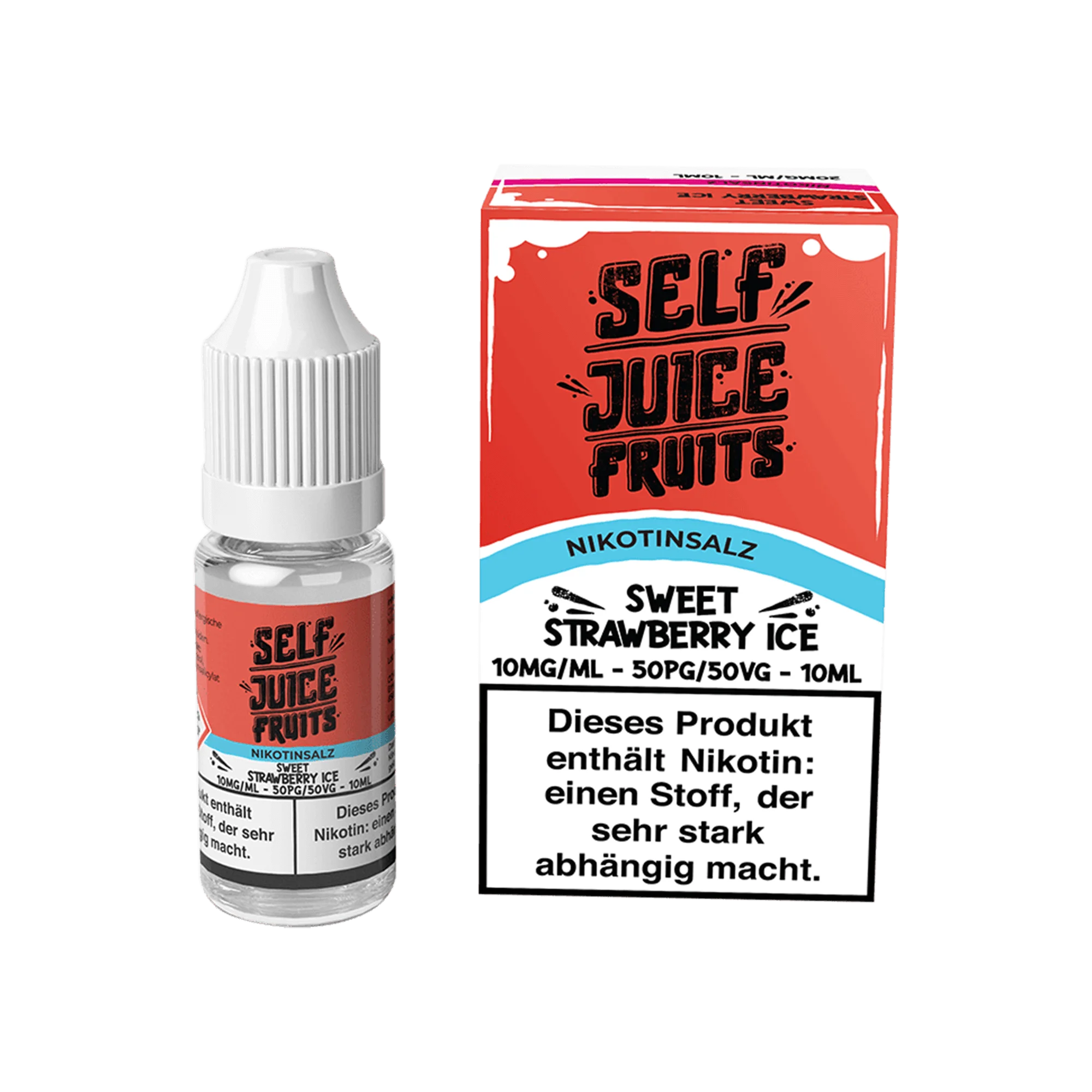 Self Juice Sweet Strawberry Ice 10 ml Nikotinsalz Liquid