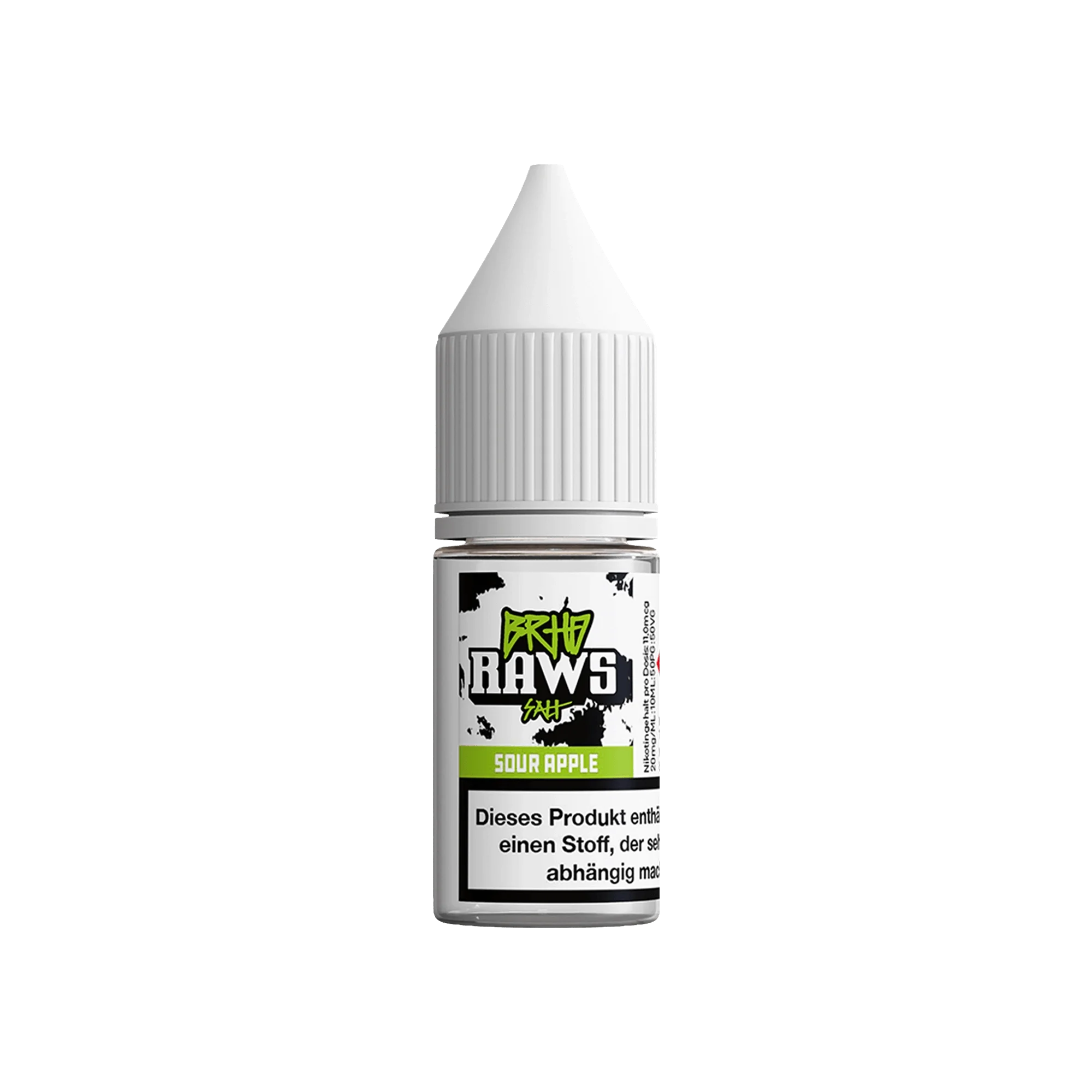Barehead BRHD Raws Sour Apple 10 ml NicSalt Liquid 10 mg