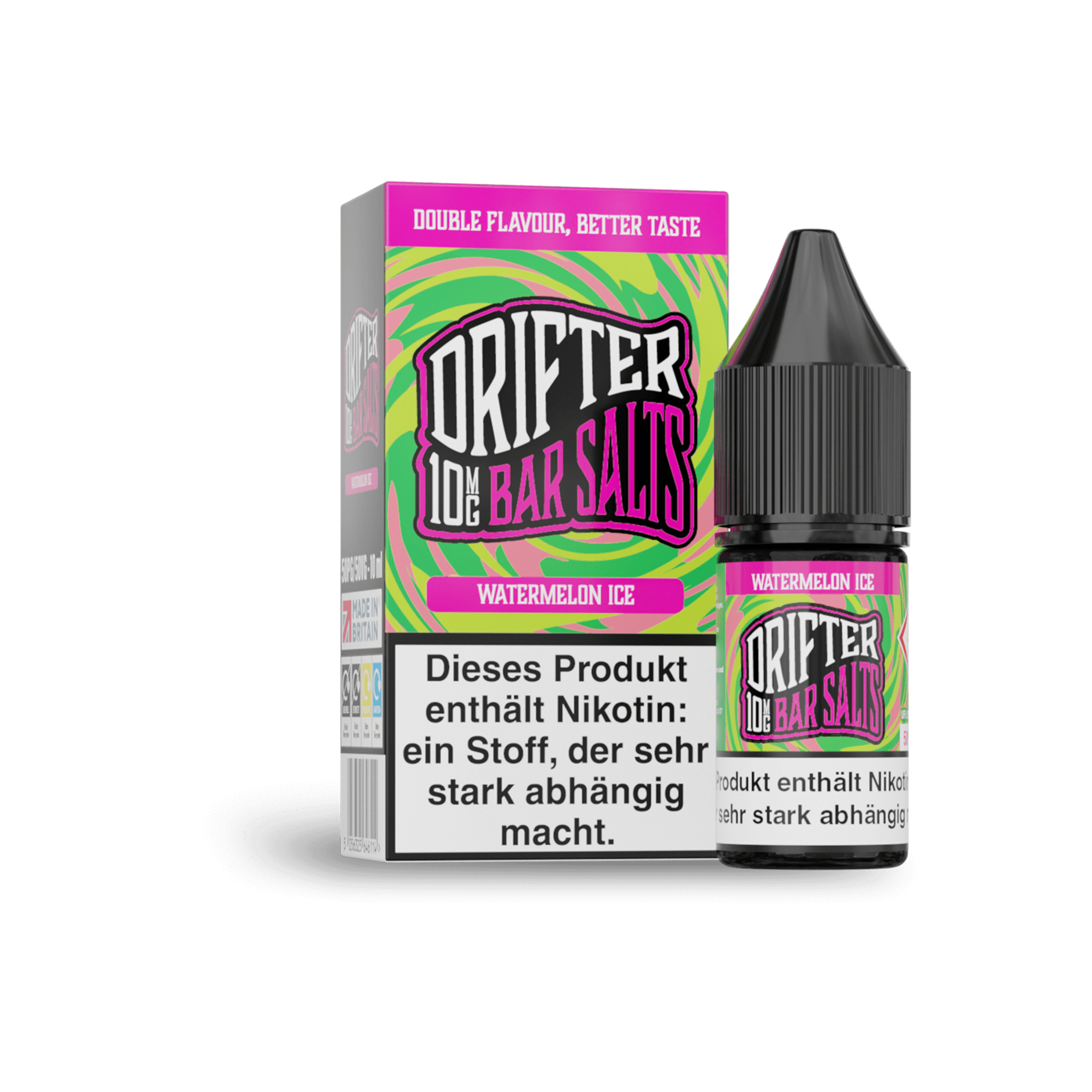 Drifter Bar Salts Watermelon Ice 10 ml Nikotinsalz Liquid