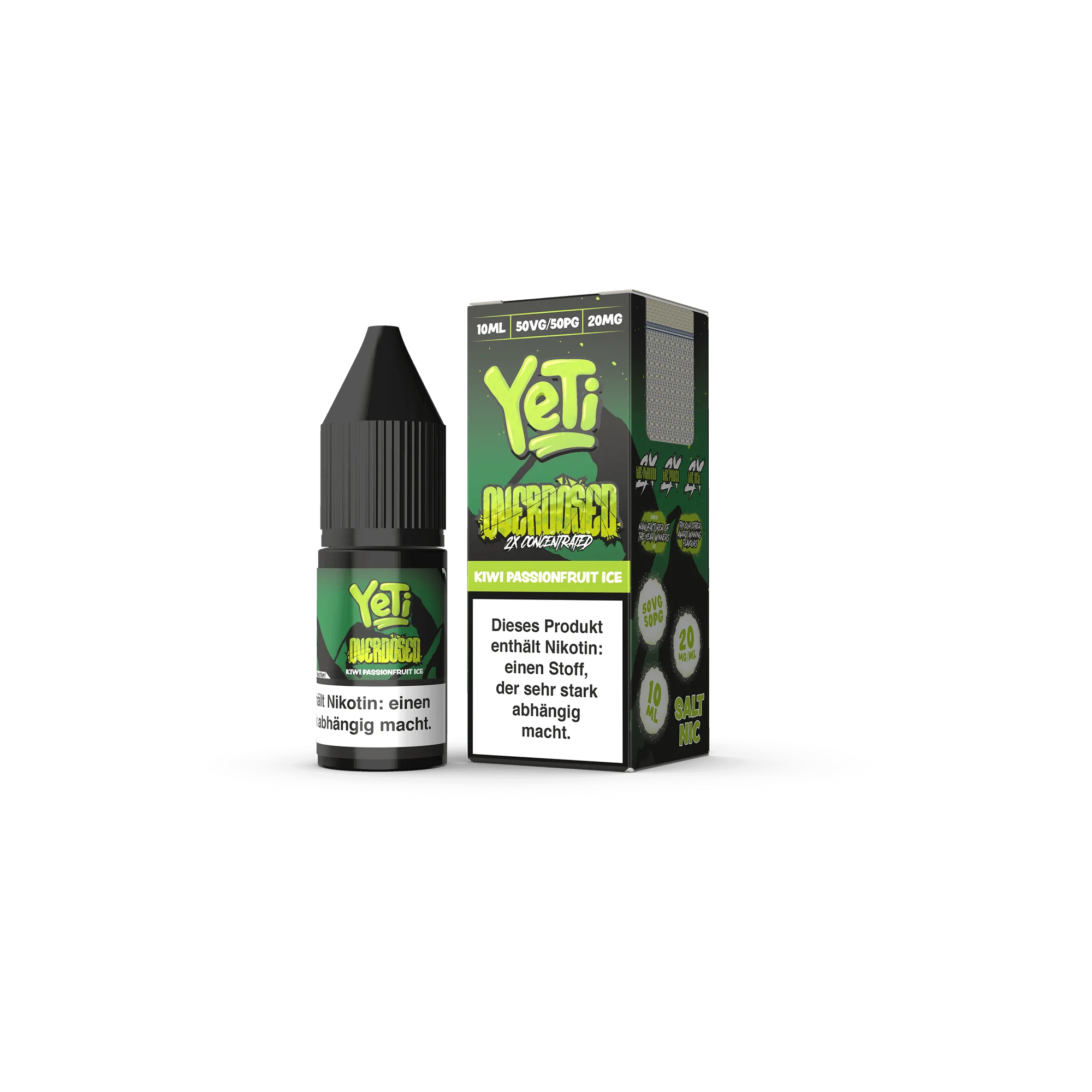 Yeti Kiwi Passionsfruit Ice 10 ml Nikotinsalz Liquid