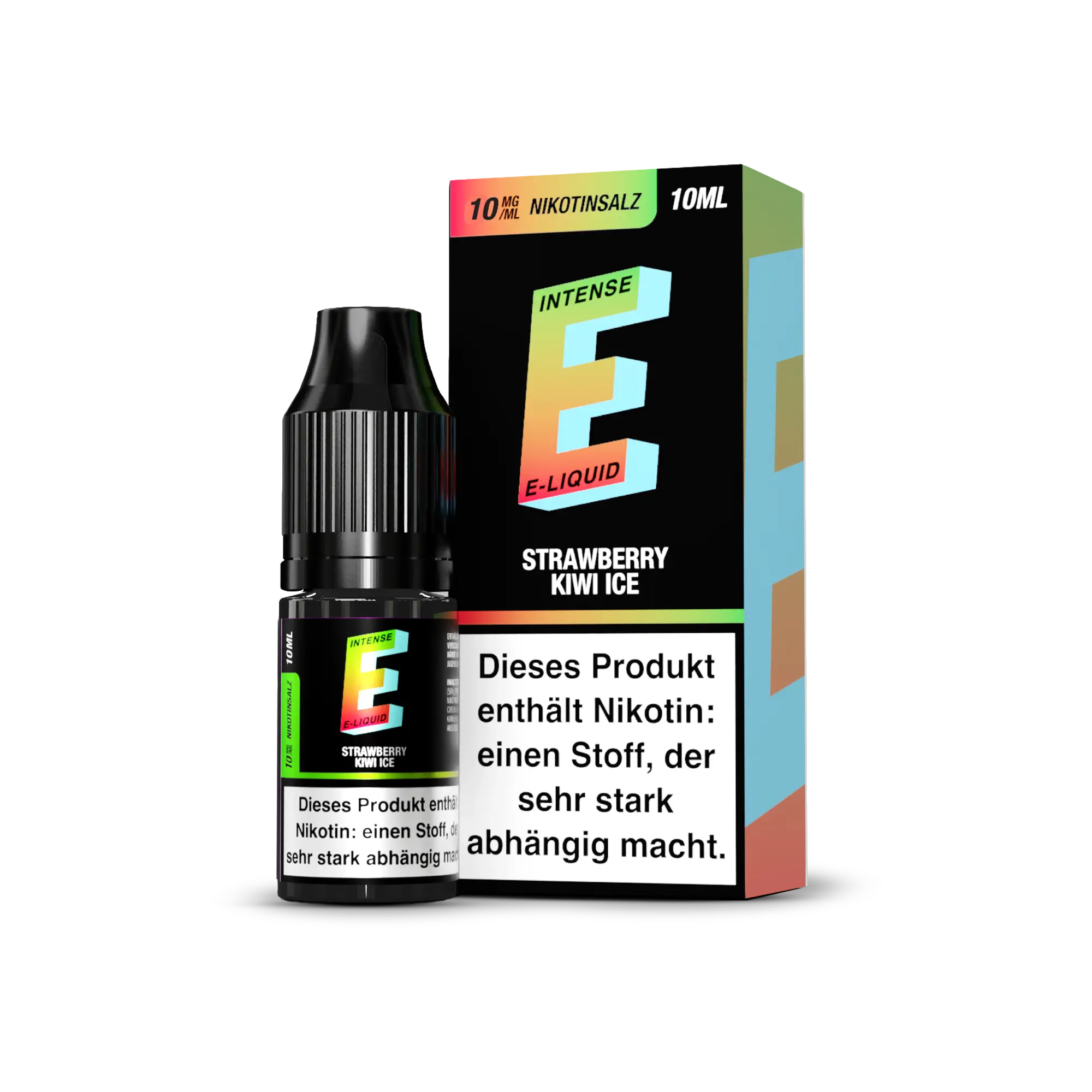E Intense Strawberry Kiwi Ice 10 ml Nikotinsalz Liquid