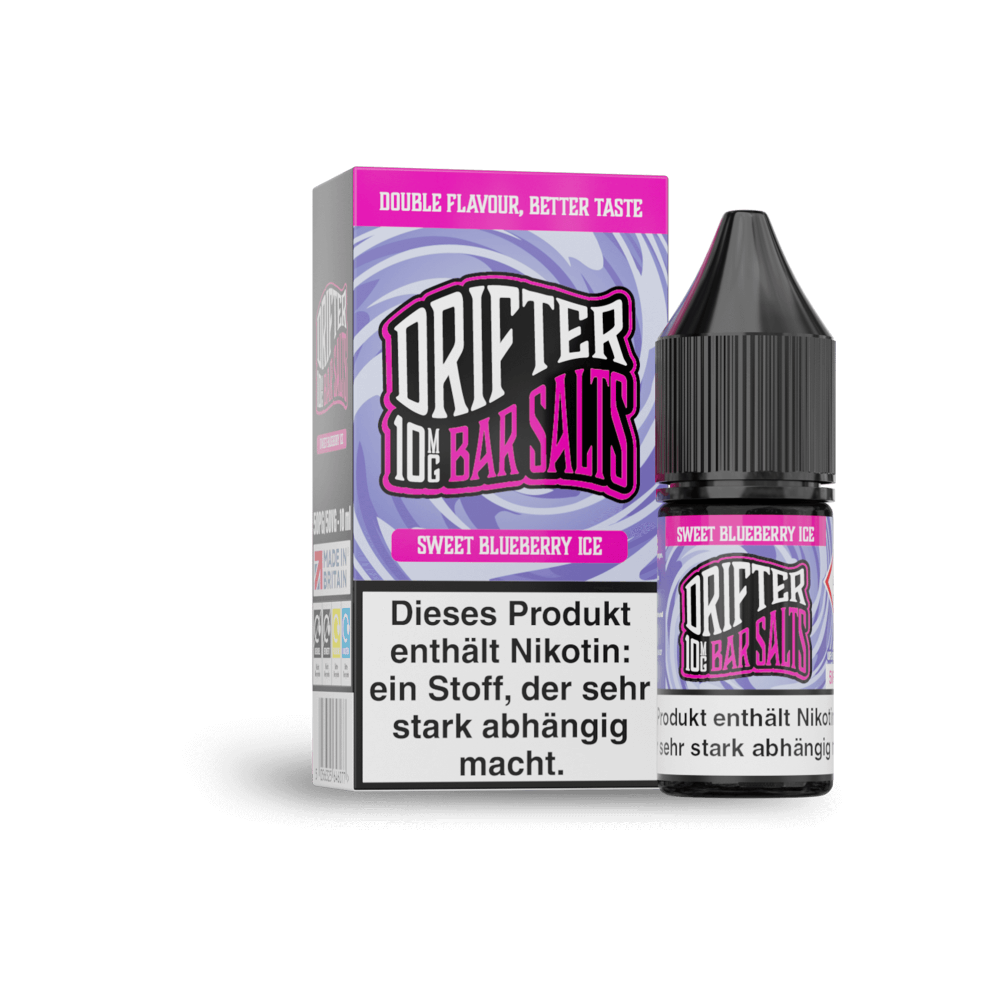 Drifter Bar Salts Sweet Blueberry Ice 10 ml Nikotinsalz Liquid