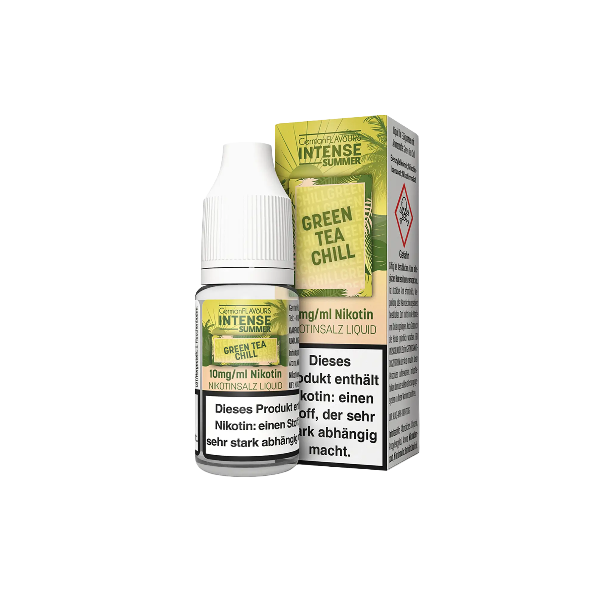 Intense Summer Green Tea Chill 10 ml Nikotinsalz Liquid