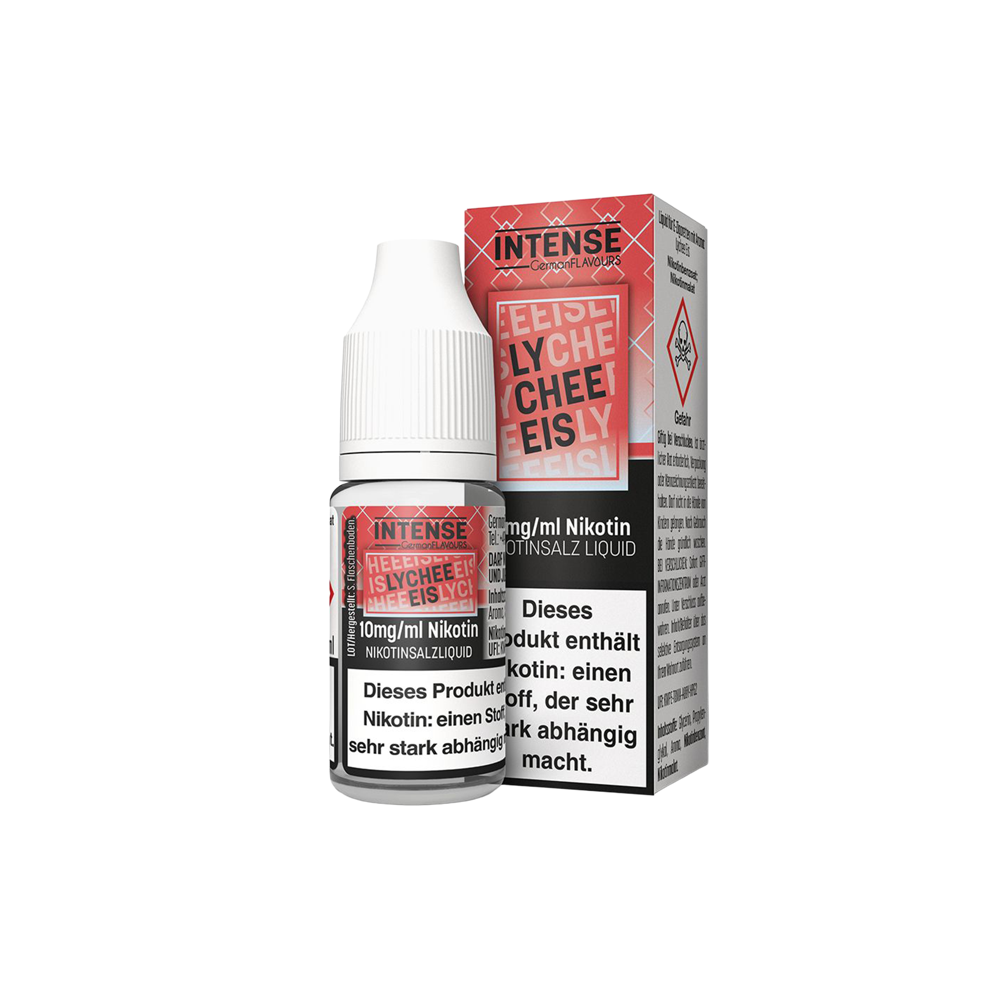 Intense Lychee Ice 10 ml Nikotinsalz Liquid Intense Lychee Ice 10 ml Nikotinsalz Liquid