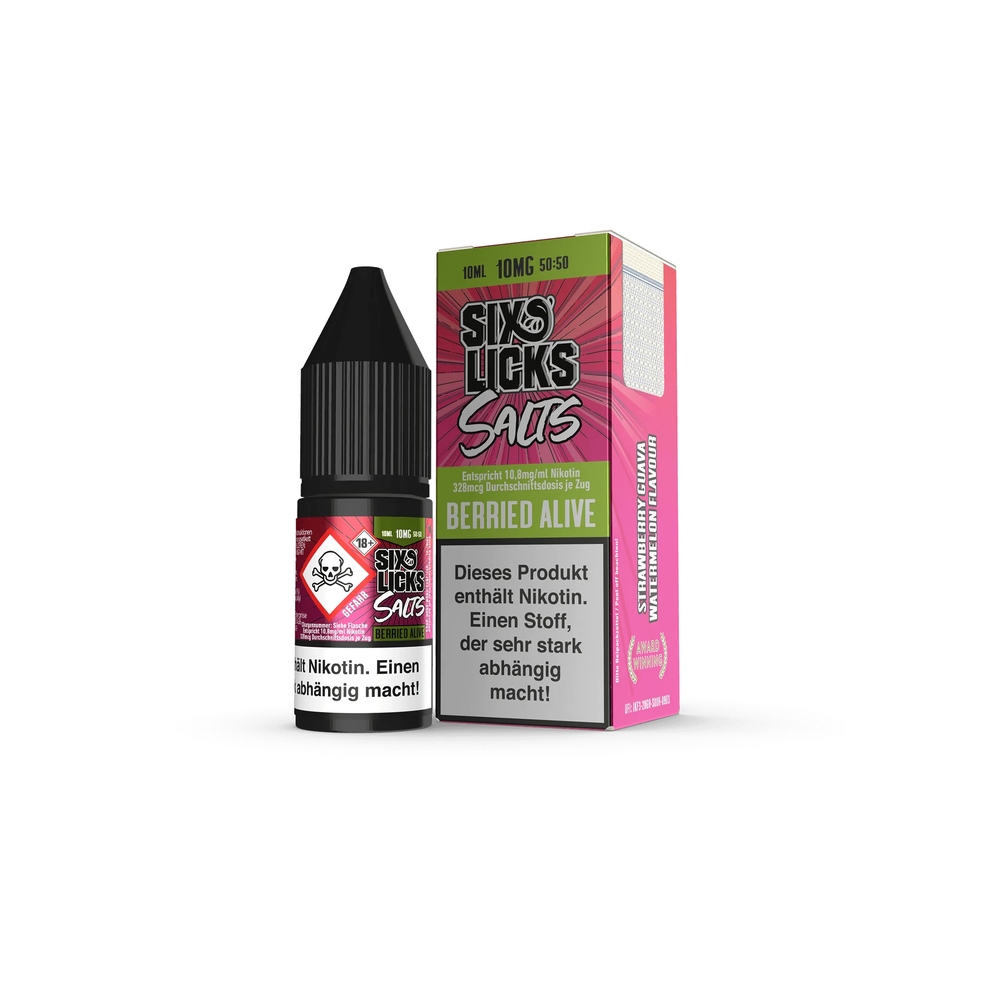 Six Licks Berried Alive 10 ml NicSalt Liquid