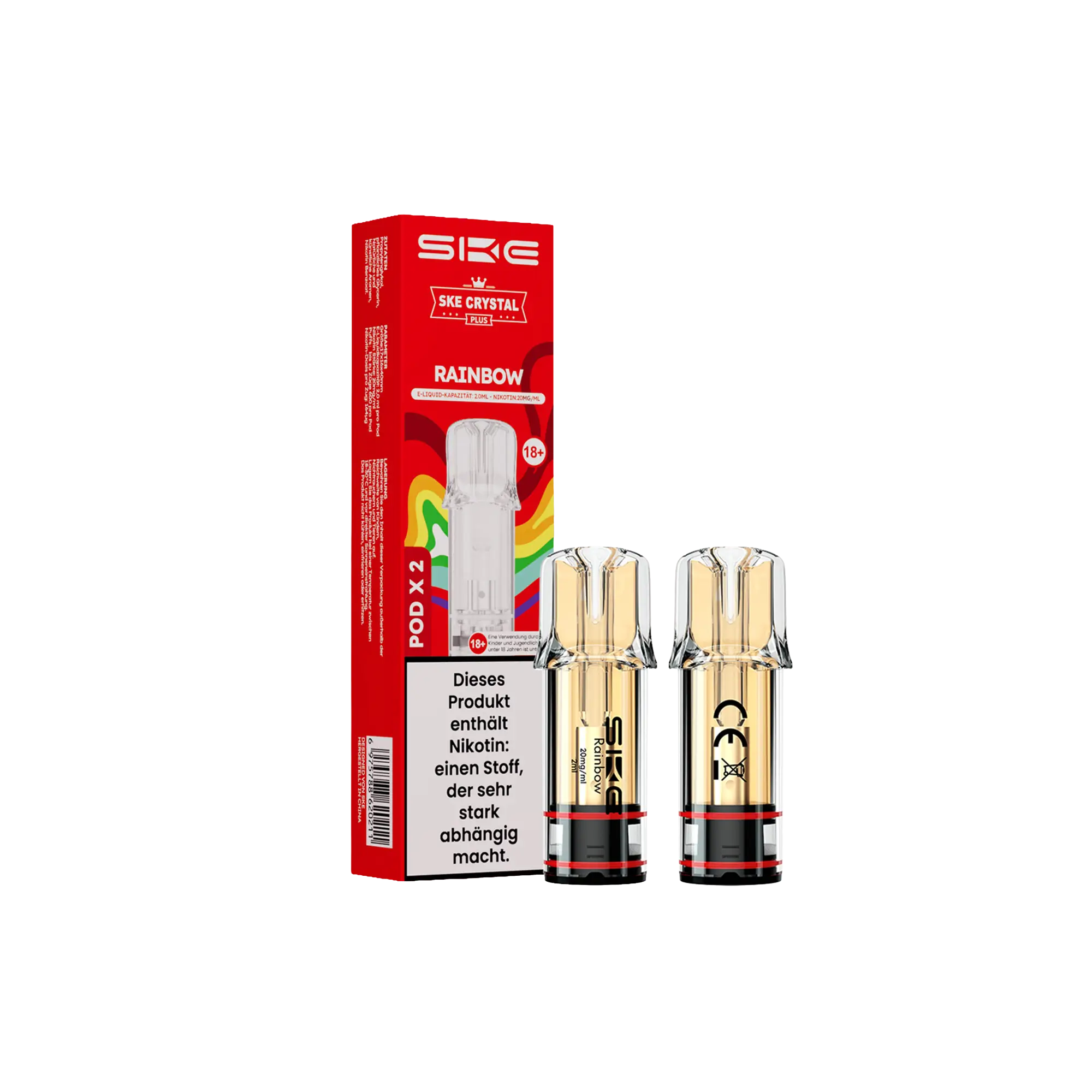 SKE Crystal Plus Pods Rainbow 20 mg