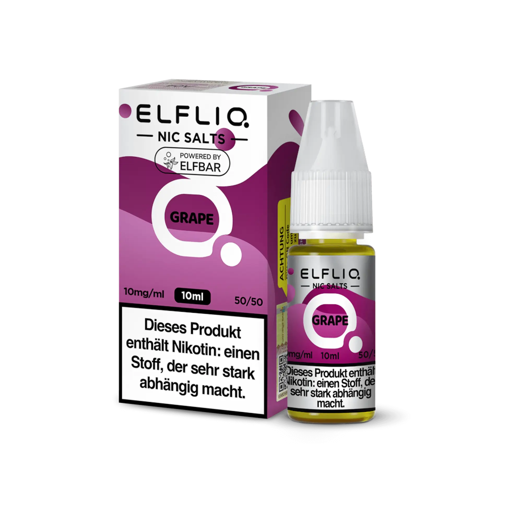 Elfliq Grape Nikotinsalz Liquid 10 ml