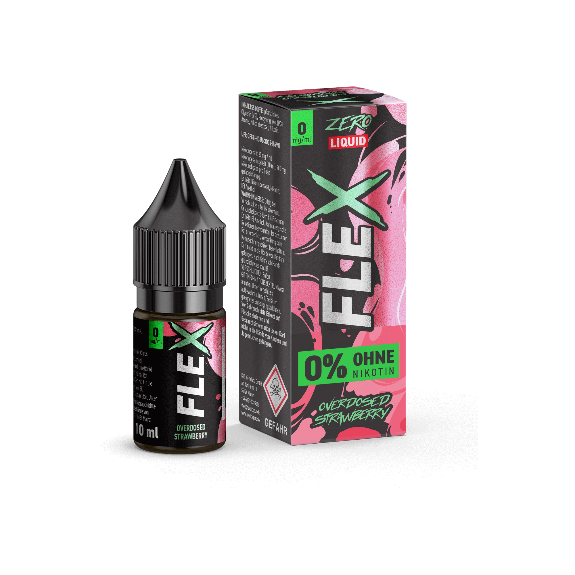 Revoltage Flex Overdosed Strawberry 10 ml Nikotinsalz Liquid Revoltage Flex Overdosed Strawberry 10 ml Nikotinsalz Liquid