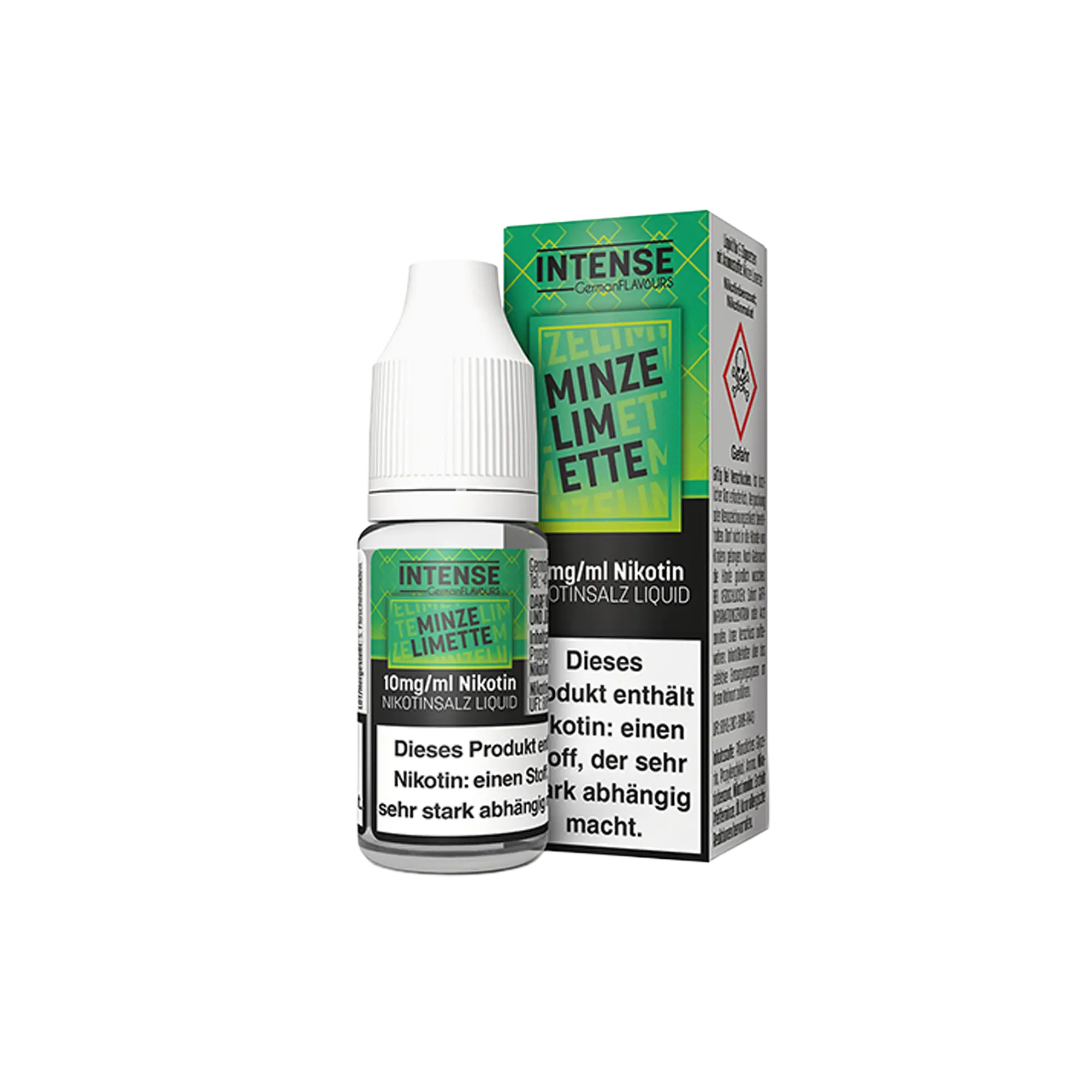 In10se Limette Minze 10 ml Nikotinsalz Liquid