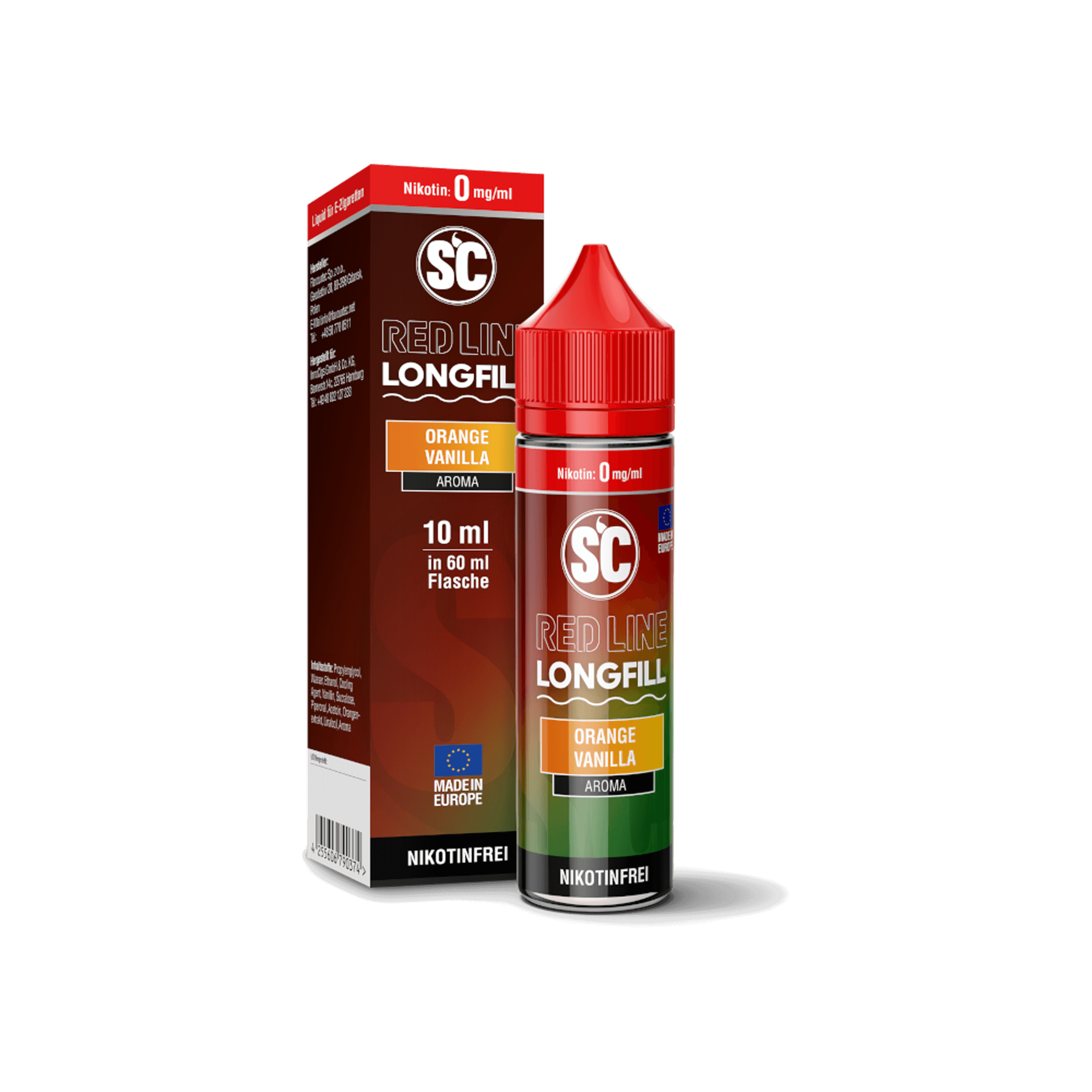 SC Red Line Orange Vanille 10 ml Longfill Aroma SC Red Line Orange Vanille 10 ml Longfill Aroma