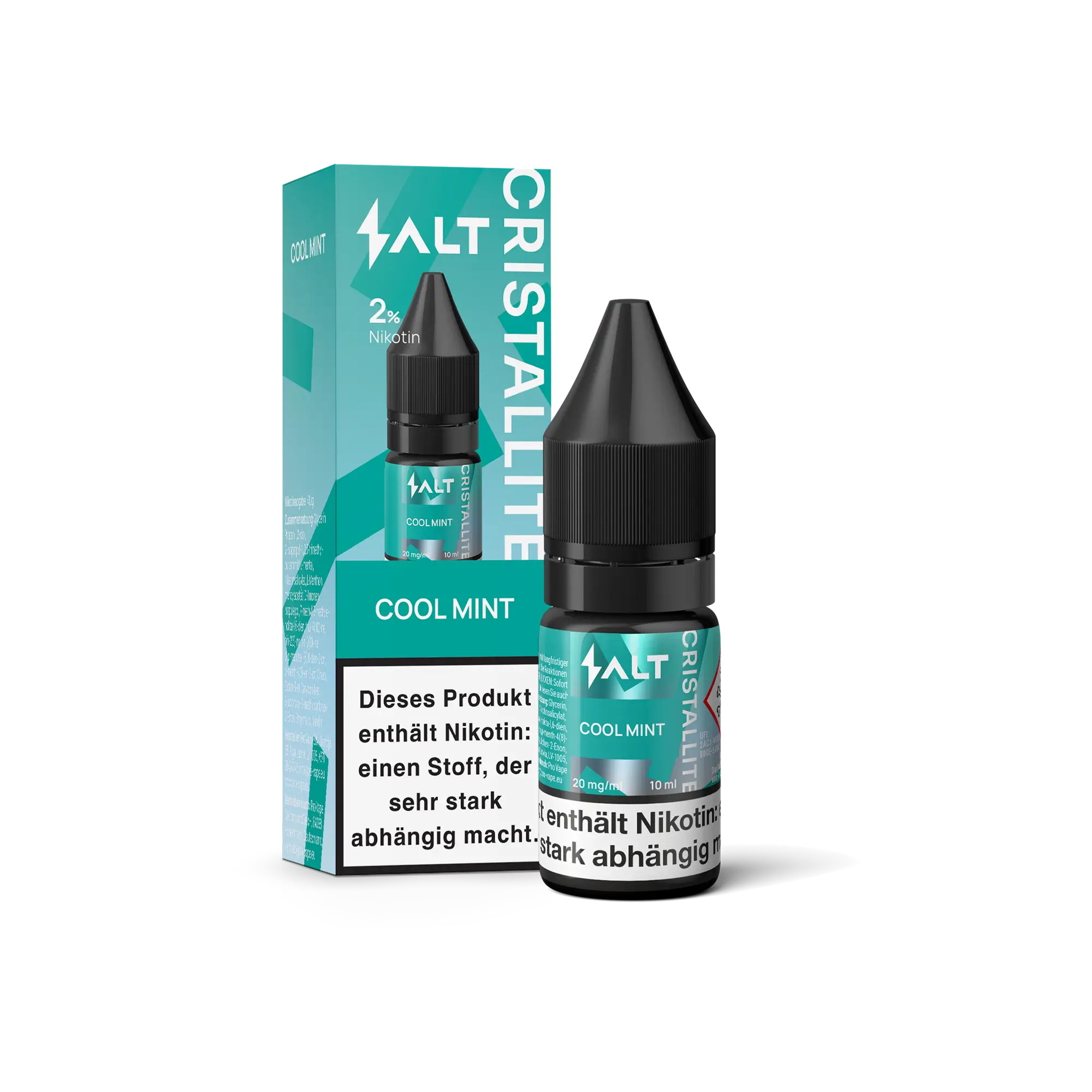CRISTALLITE Cool Mint 10 ml Nikotinsalz Liquid