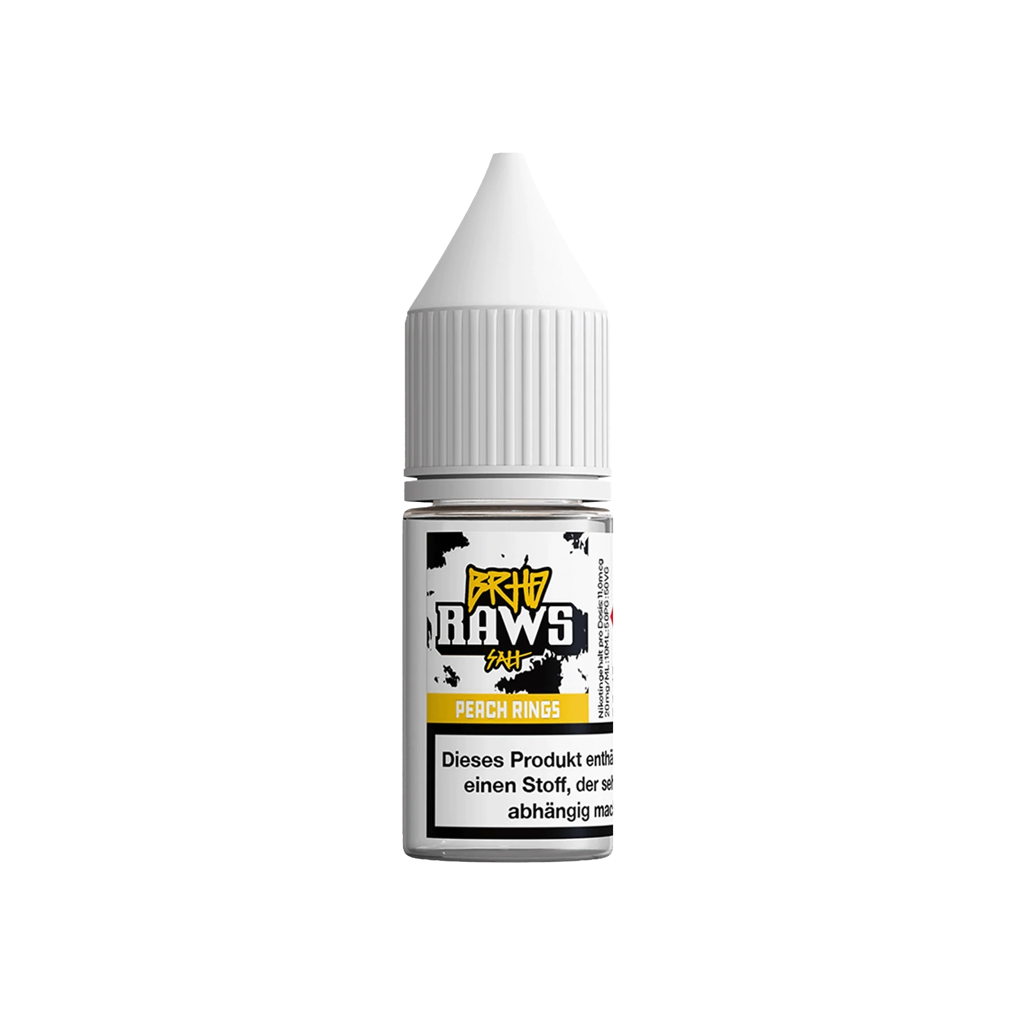 Barehead BRHD Raws Peach Rings 10 ml NicSalt Liquid 10 mg