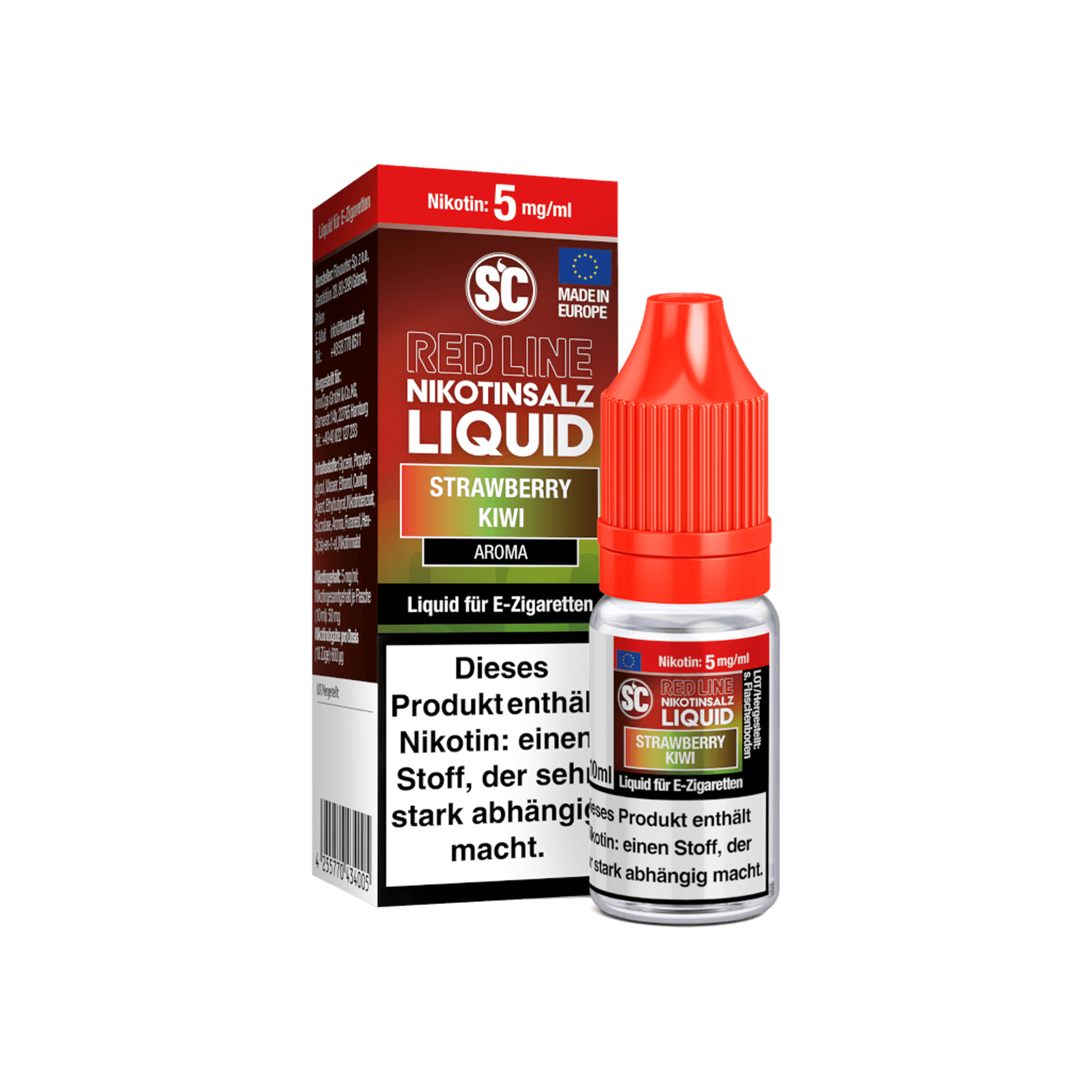 SC Red Line Strawberry Kiwi 10 ml Nikotinsalz Liquid