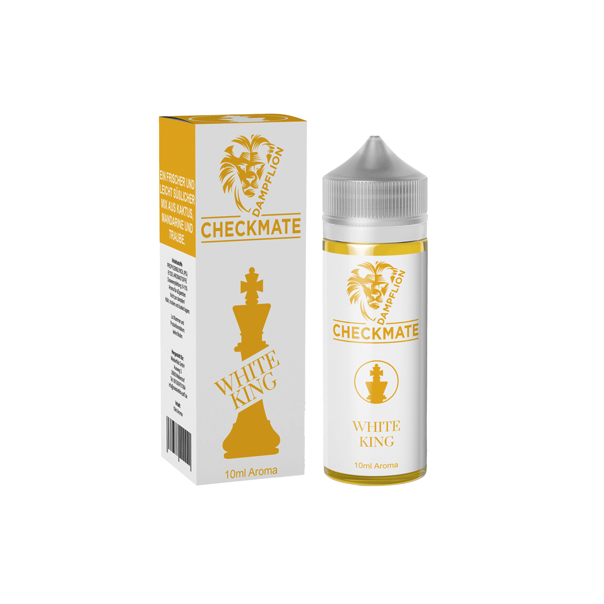 Dampflion Checkmate White King 10 ml Aroma Dampflion Checkmate White King 10 ml Aroma