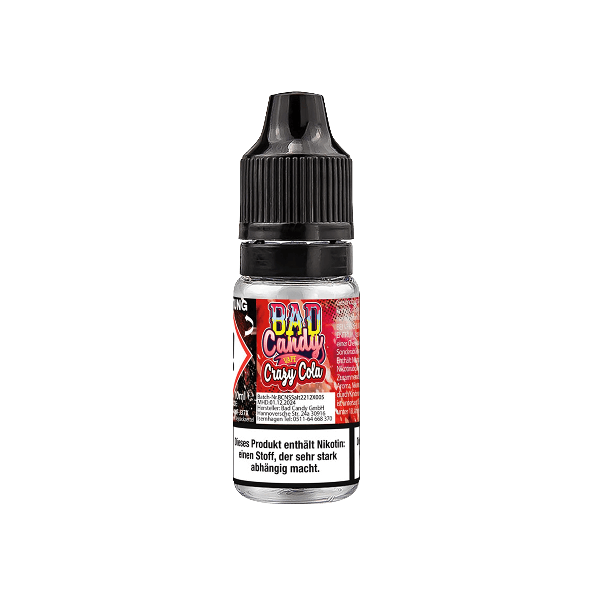 Bad Candy Crazy Cola 10 ml NicSalt Liquid 10 mg Bad Candy Crazy Cola 10 ml NicSalt Liquid 10 mg