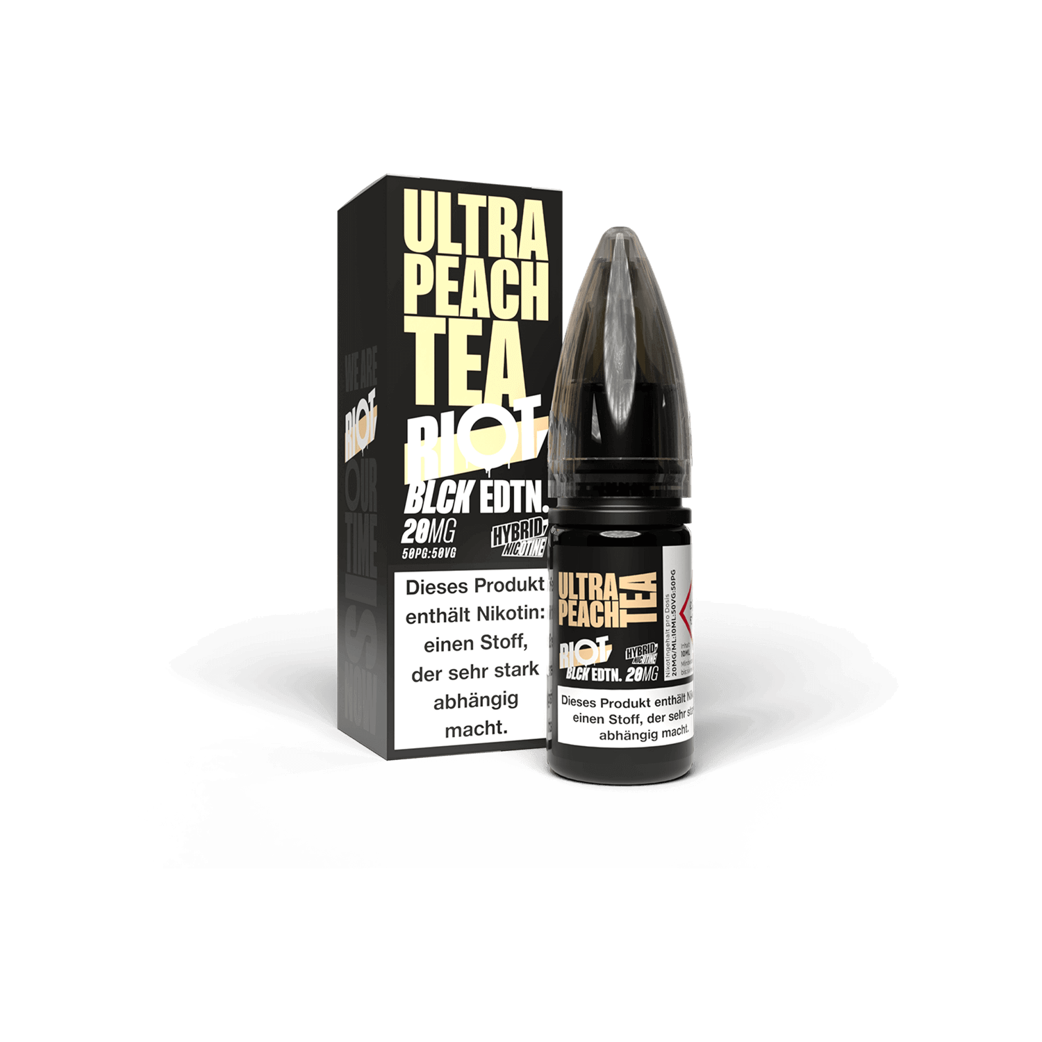 Riot Squad - BLCK Edition - Ultra Peach Tea 10ml Liquid 