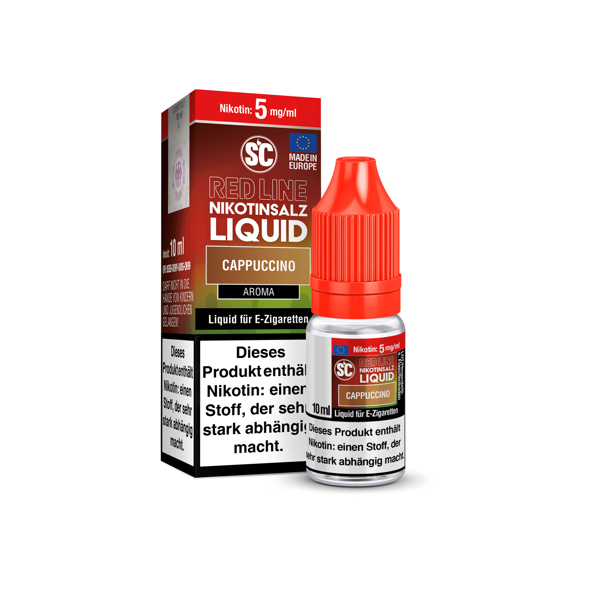 SC Red Line Cappuccino 10 ml NicSalt Liquid