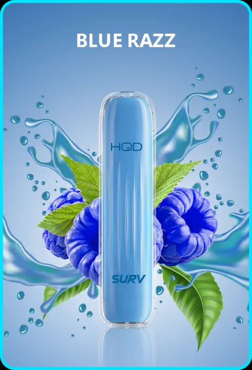 HQD Surv Einweg E-Zigarette - Blue Razz - 20mg/ml 