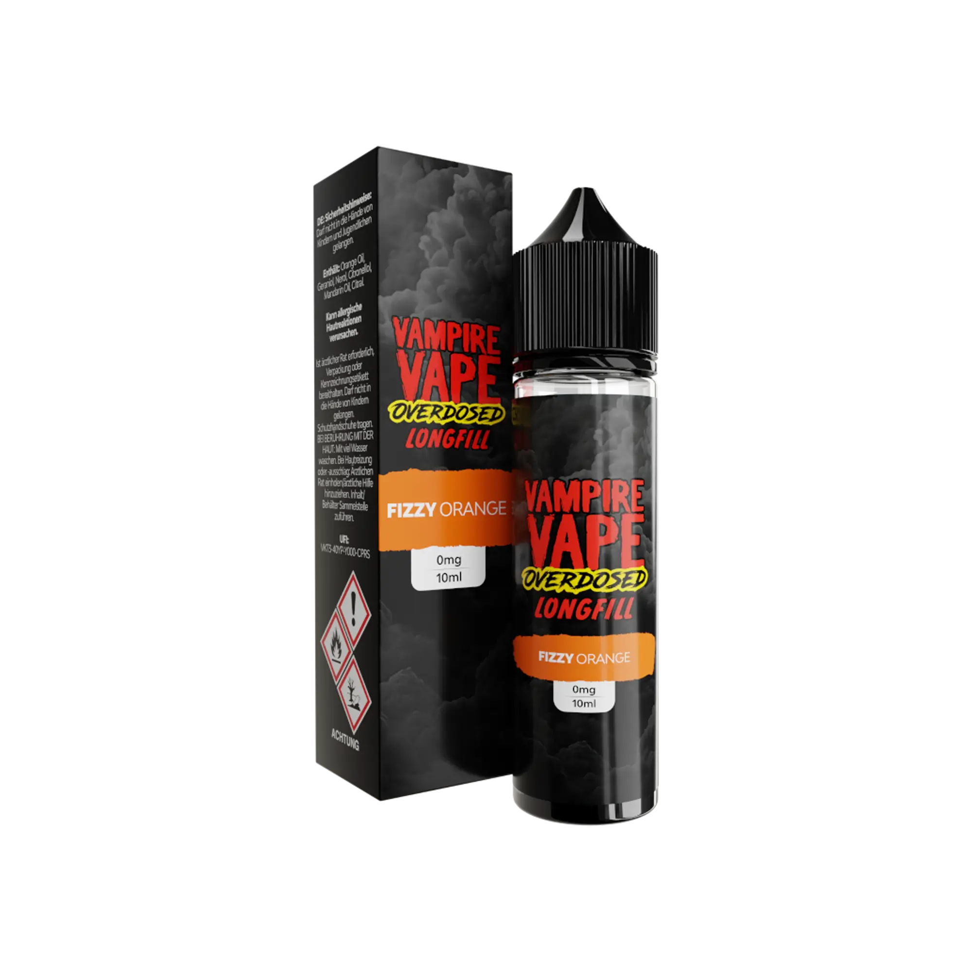 Vampire Vape Overdosed Fizzy Orange 10 ml Longfill | E6 House of Vape Vampire Vape Overdosed Fizzy Orange 10 ml Longfill | E6 House of Vape