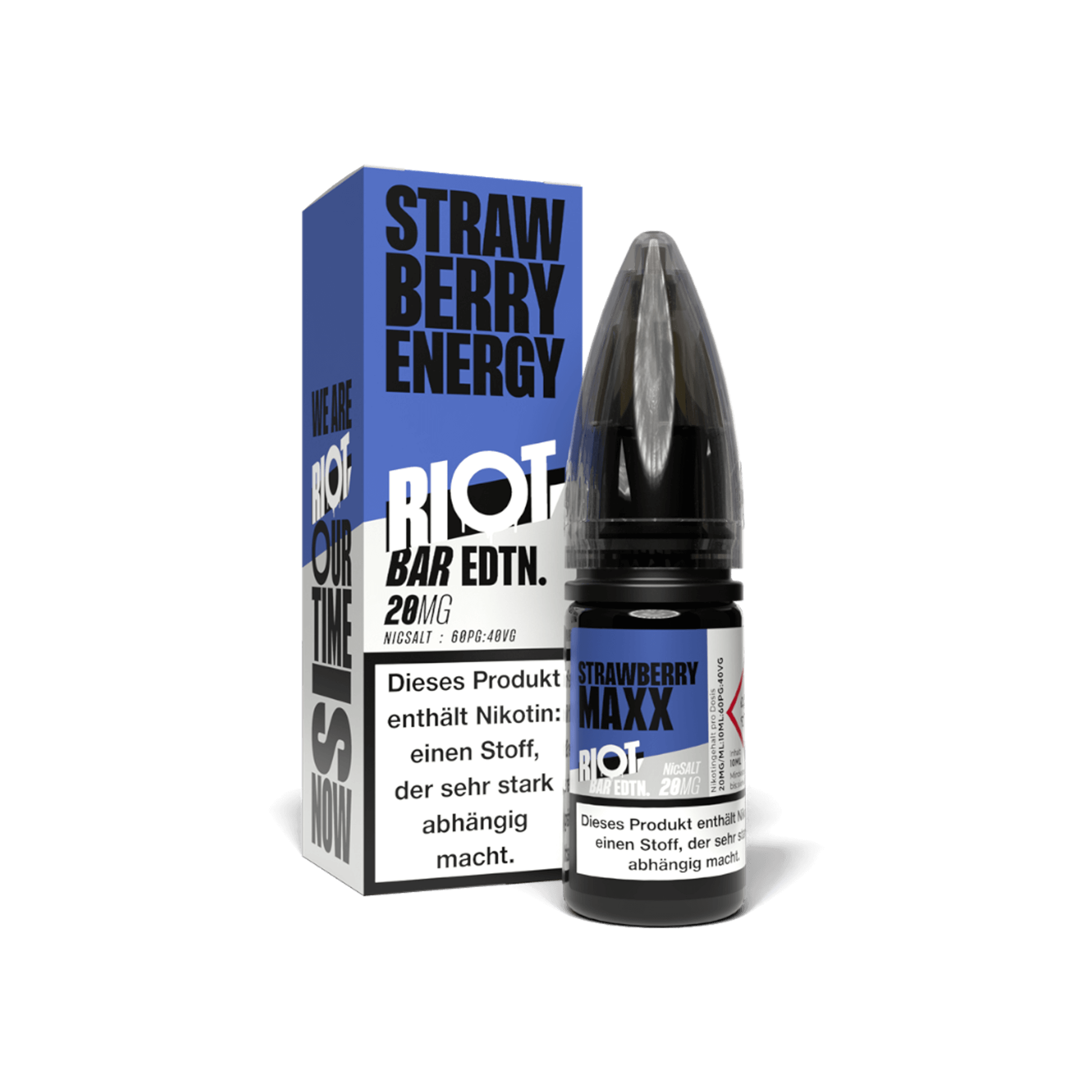 Riot Squad Bar Edition Strawberry Energy 10 ml Nikotinsalz Liquid