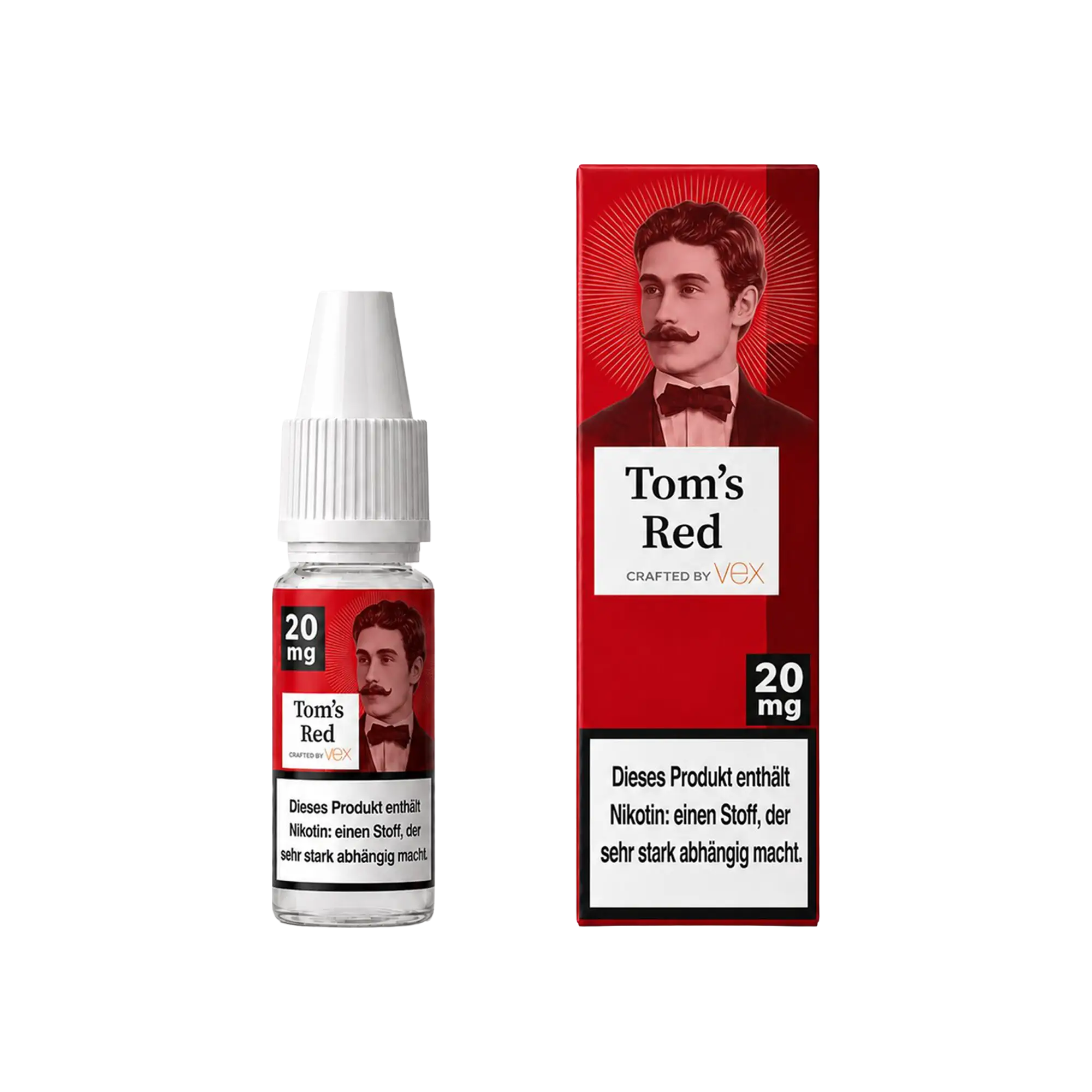 Tom Klark's Tom's Red Strawberry Basilikum 10 ml Nikotinsalz Liquid