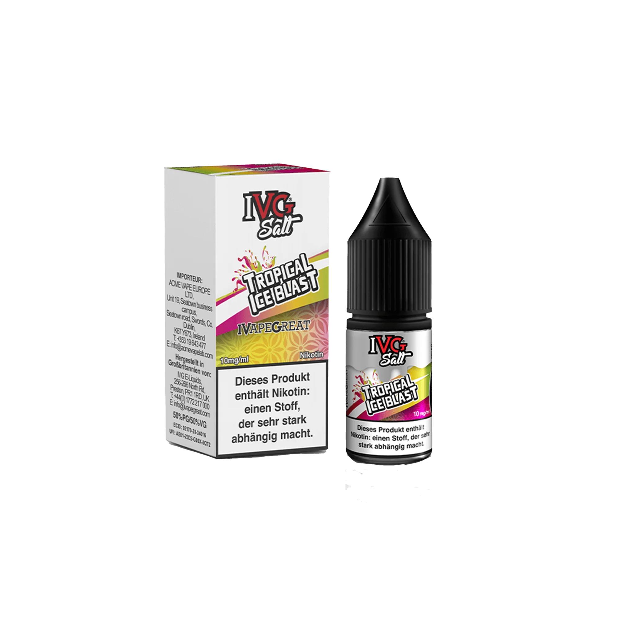 IVG Tropical Ice Blast 10 ml NicSalt Liquid