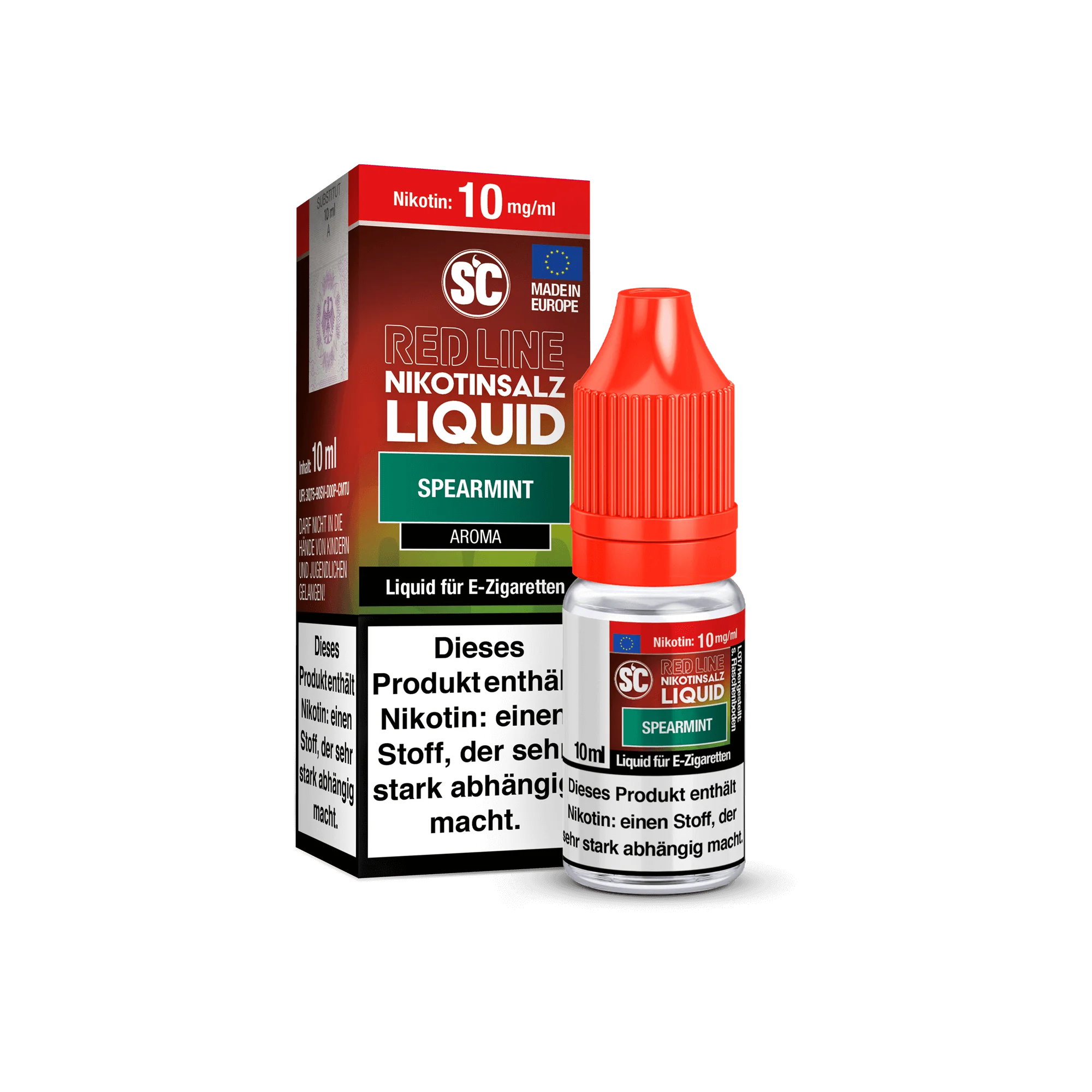 SC Red Line Spearmint 10 ml Nikotinsalz Liquid