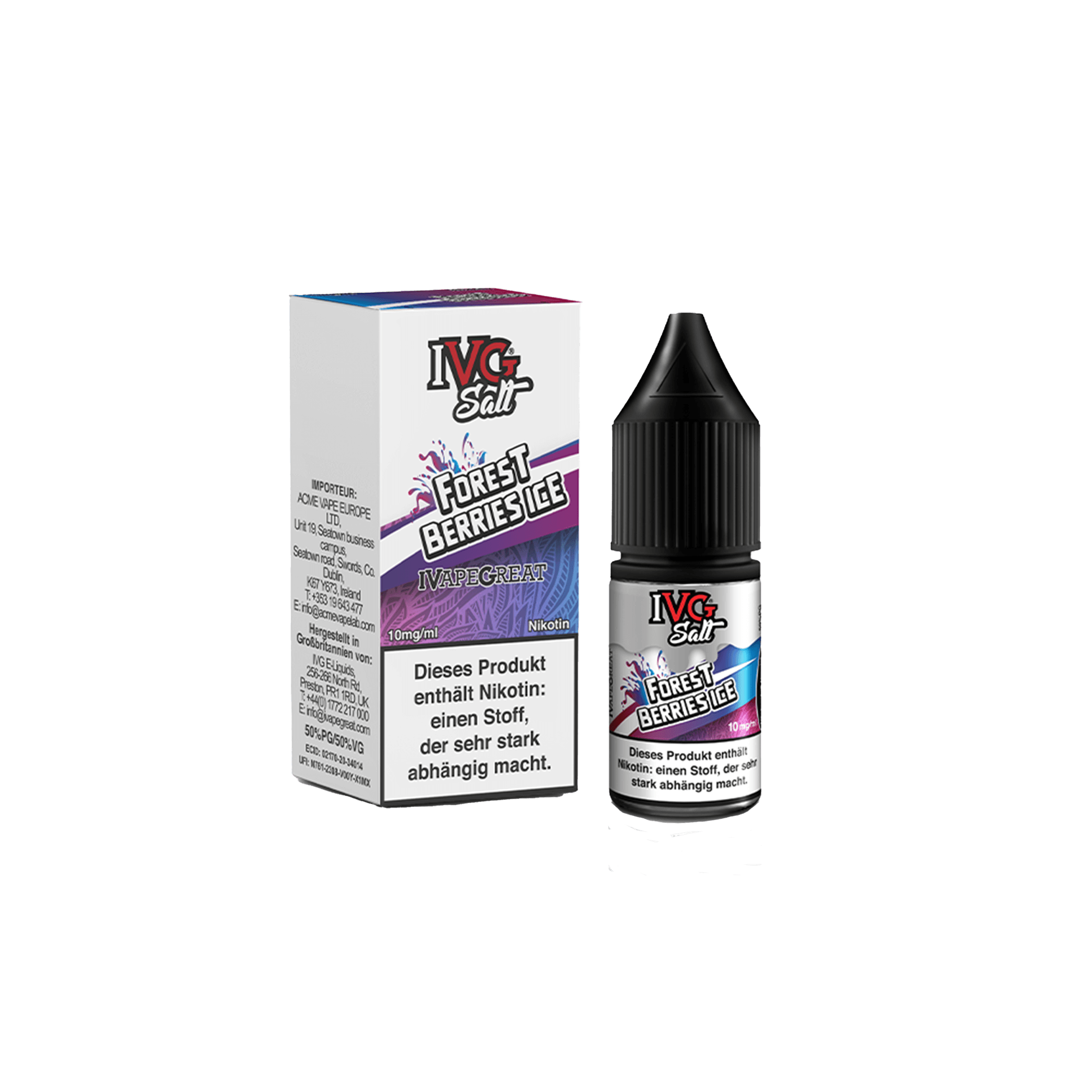 IVG Forest Berries Ice 10 ml NicSalt Liquid IVG Forest Berries Ice 10 ml NicSalt Liquid