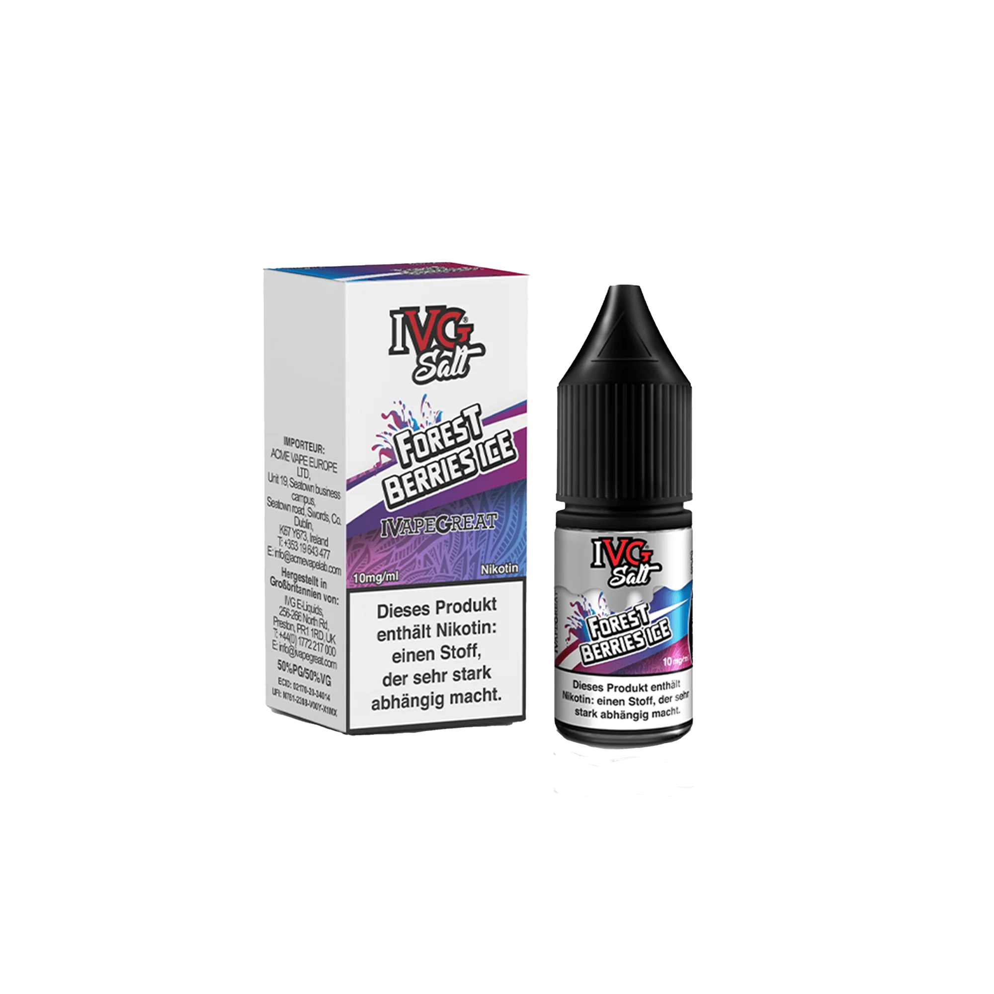 IVG Forest Berries Ice 10 ml NicSalt Liquid
