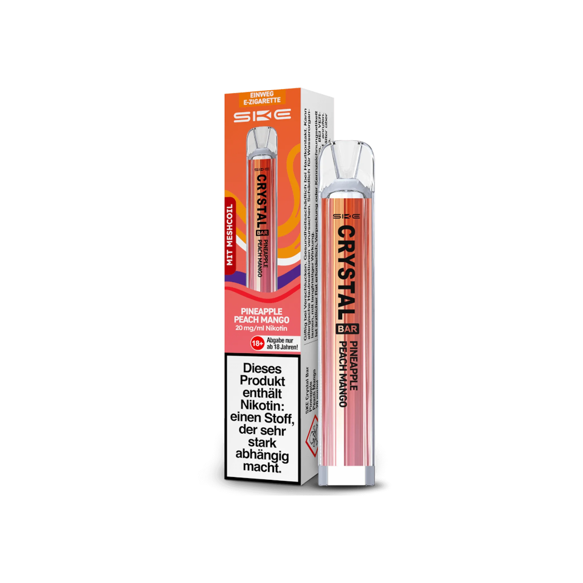 SKE Crystal Bar Pineapple Peach Mango 20 mg Einweg E-Zigarette