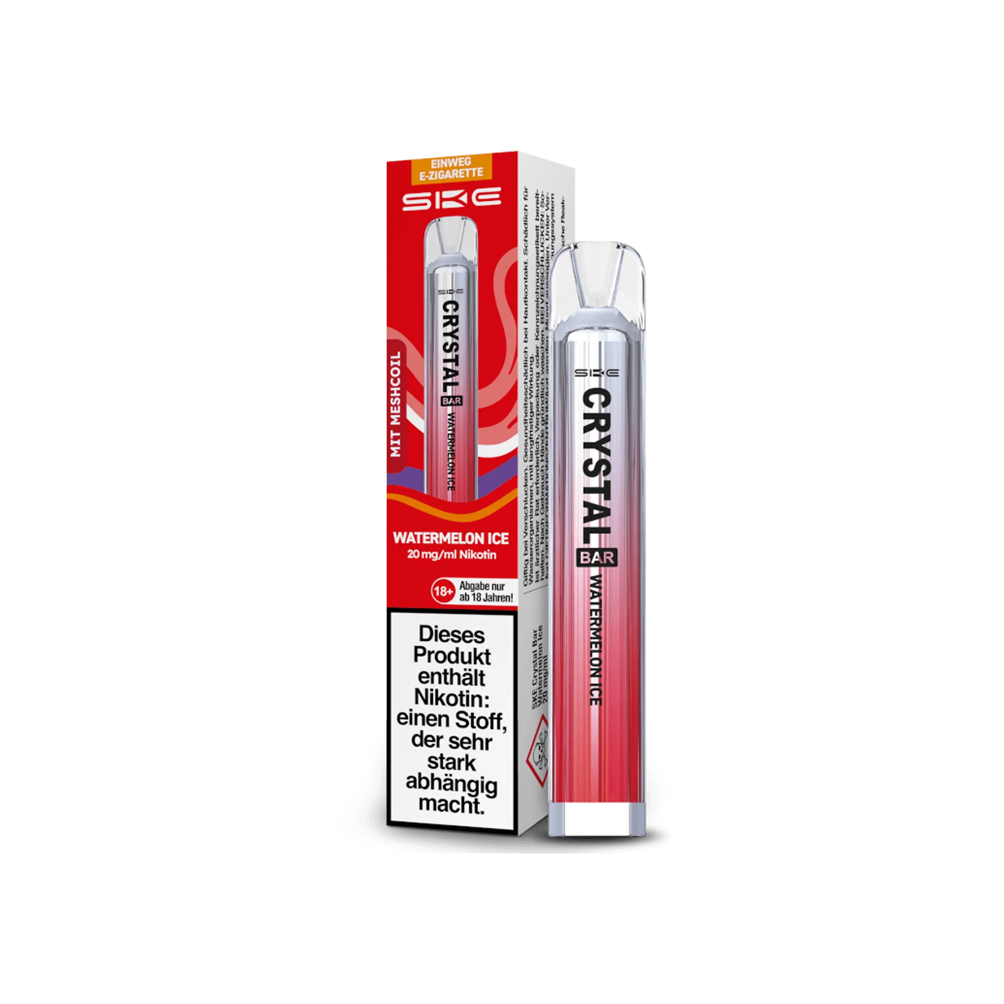 SKE Crystal Bar Watermelon Ice 20 mg Einweg E-Zigarette