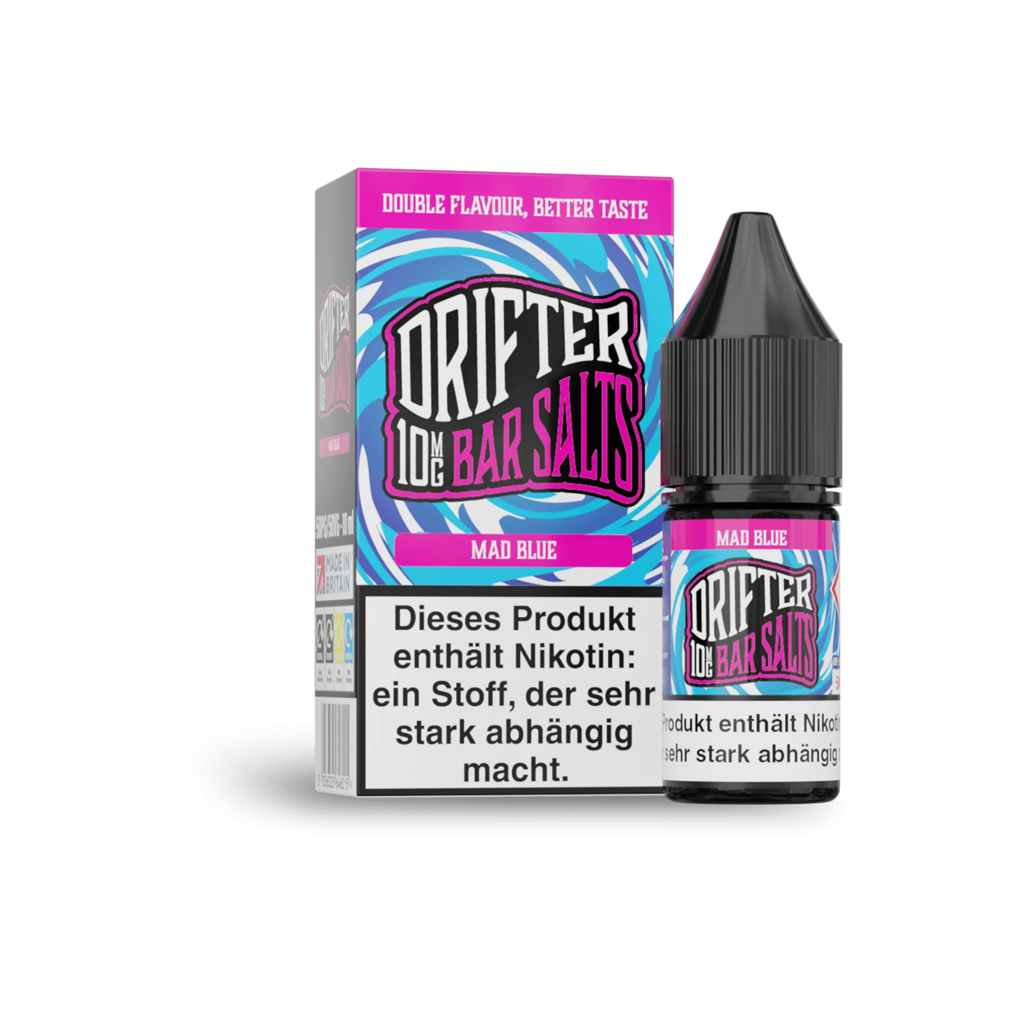 Drifter Bar Salts Mad Blue 10 ml Nikotinsalz Liquid