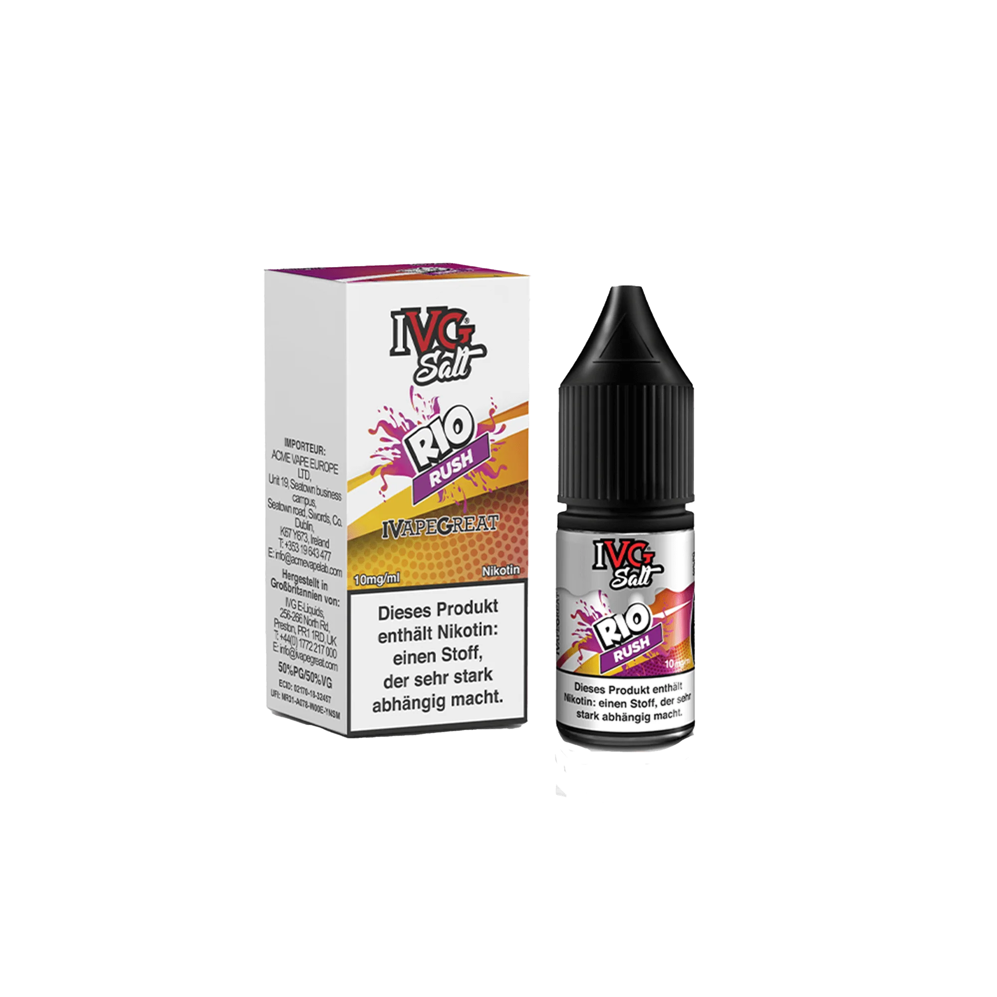 IVG Rio Rush 10 ml NicSalt Liquid